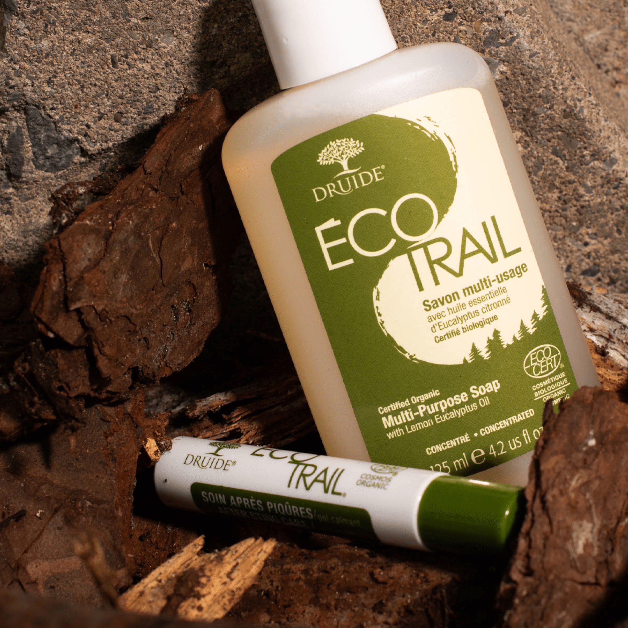 Laboratoires Druide. Savon Multi - Usages Eucalyptus Citronné Eco Trail - 125 ml - Concept C. Shop