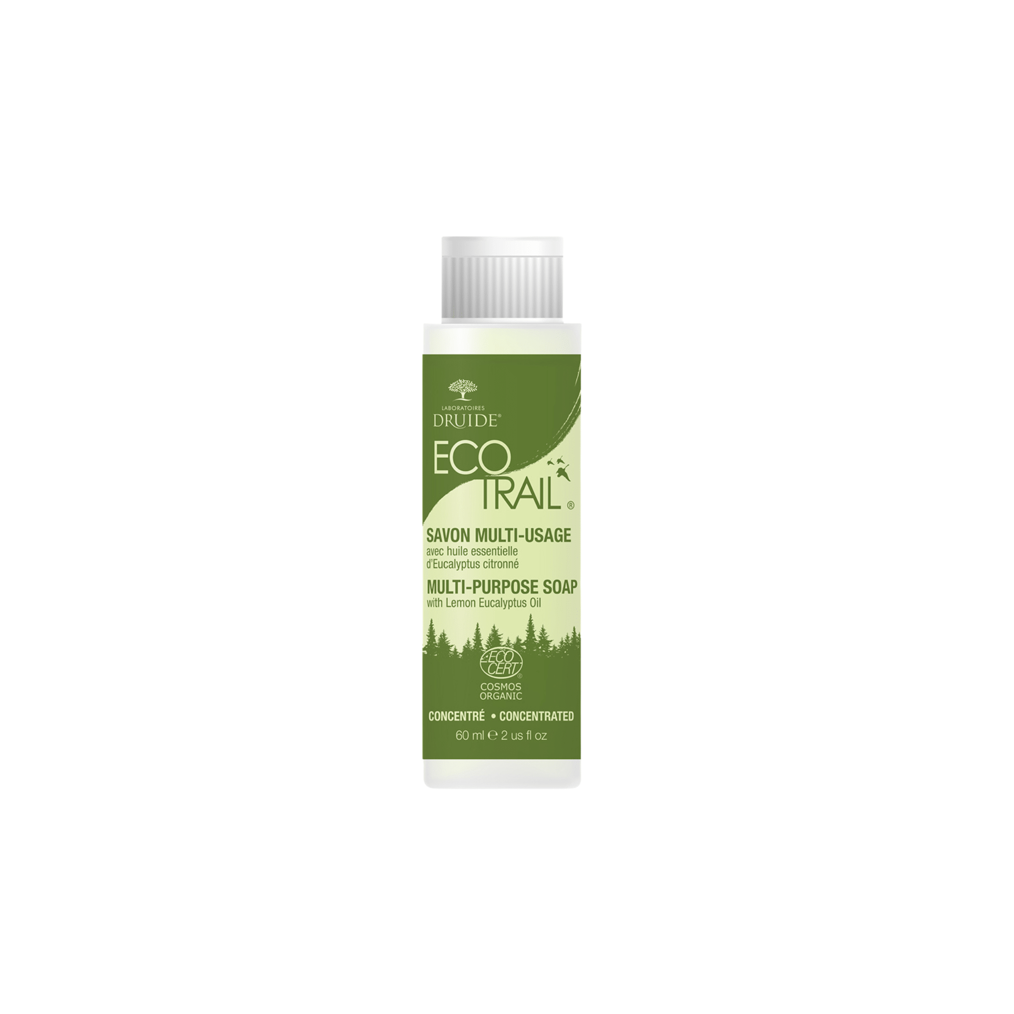 Laboratoires Druide. Savon Multi - Usages Eucalyptus Citronné Eco Trail - 60 ml - Concept C. Shop