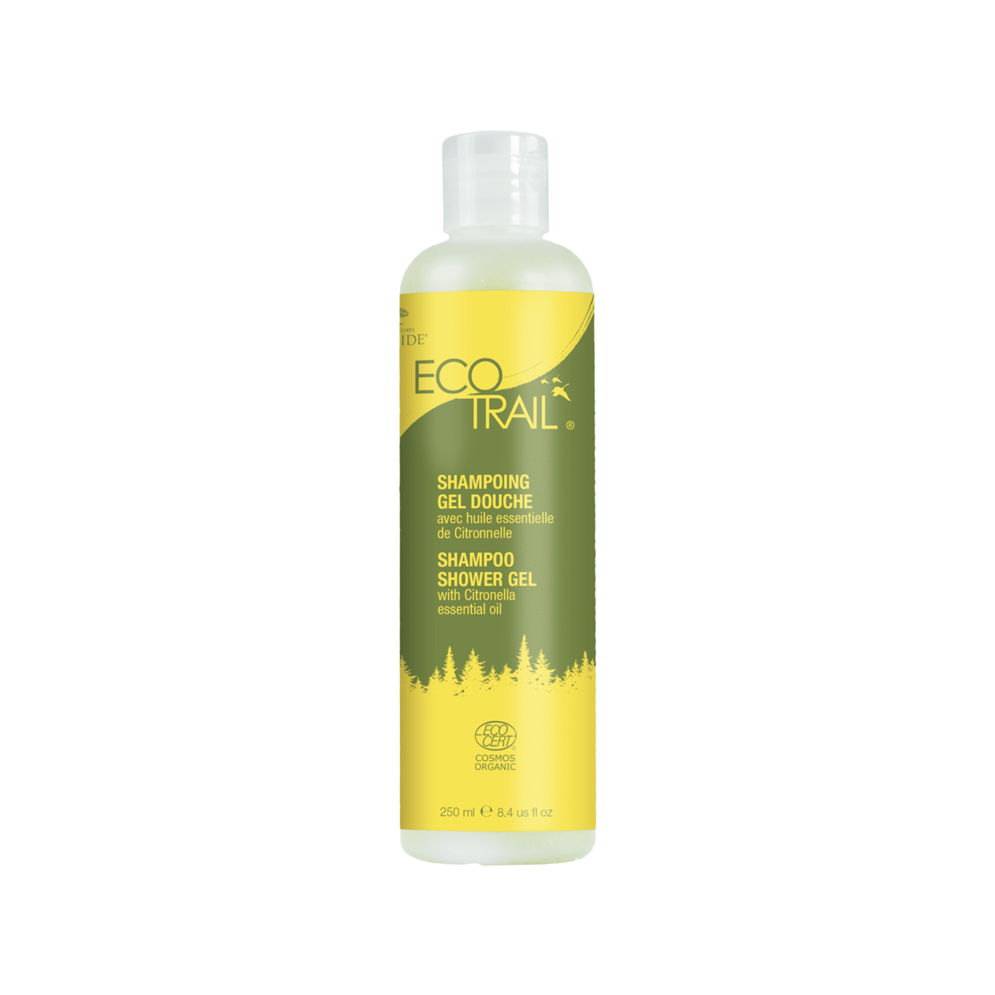 Laboratoires Druide. Shampoing et Gel Douche Citronelle Eco Trail - 250 ml - Concept C. Shop