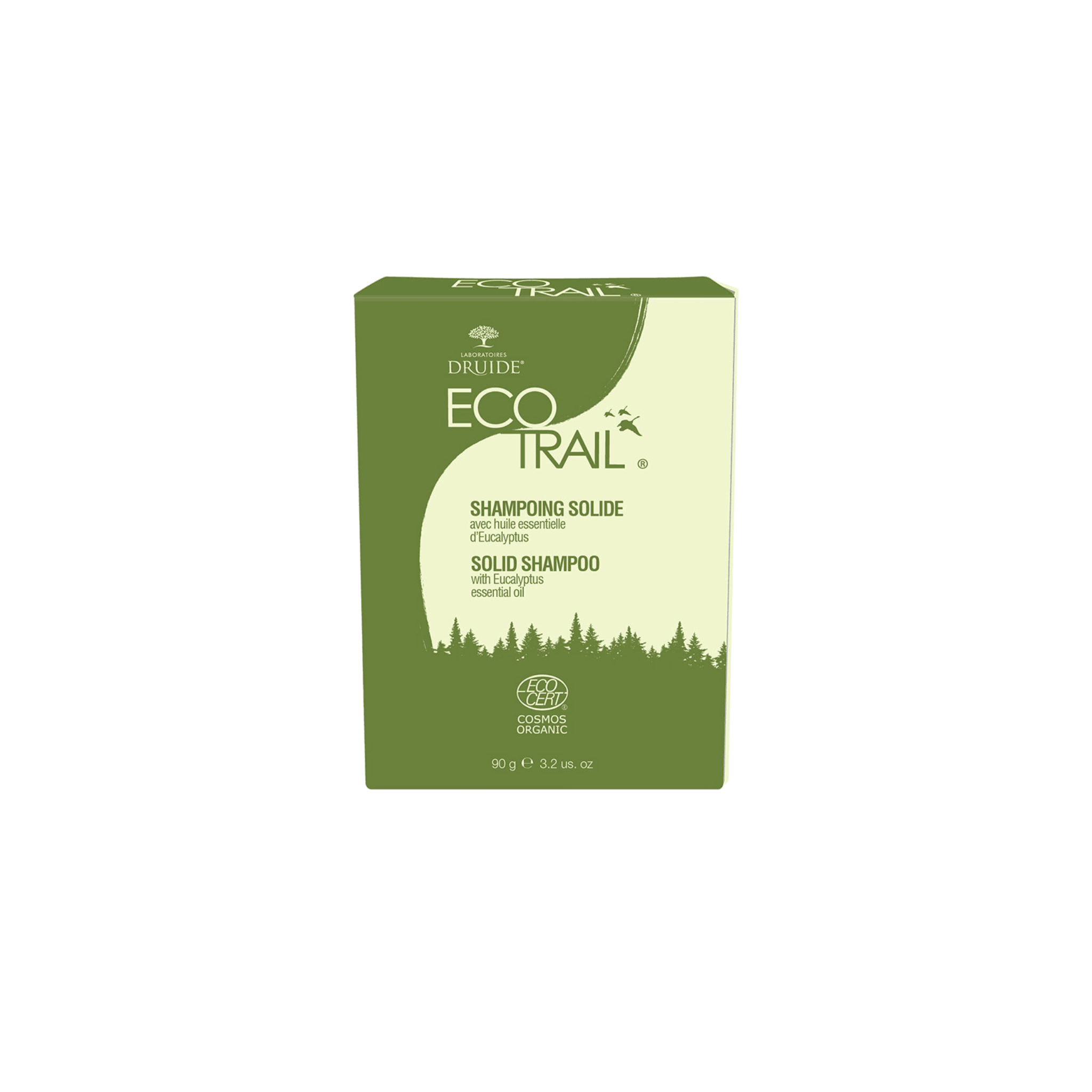 Laboratoires Druide. Shampoing Solide Eucalyptus Citronné Bio Eco Trail - 90 g - Concept C. Shop