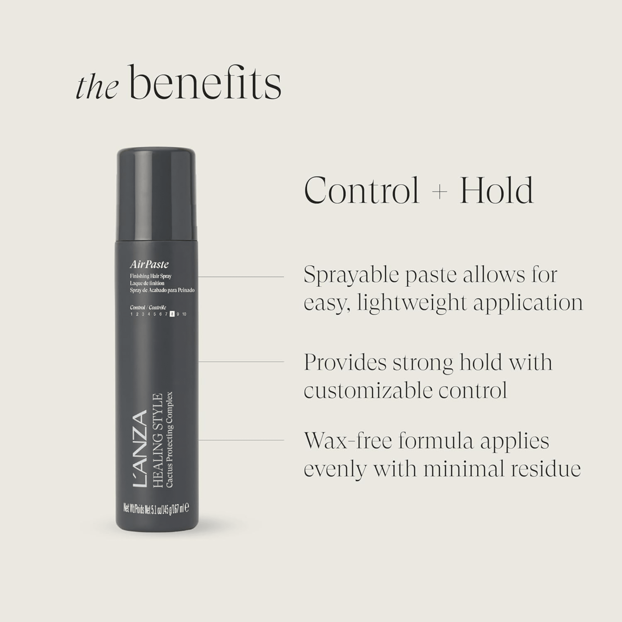 L'Anza. Healing Style Laque De Finition Air Paste - 167 ml - Concept C. Shop