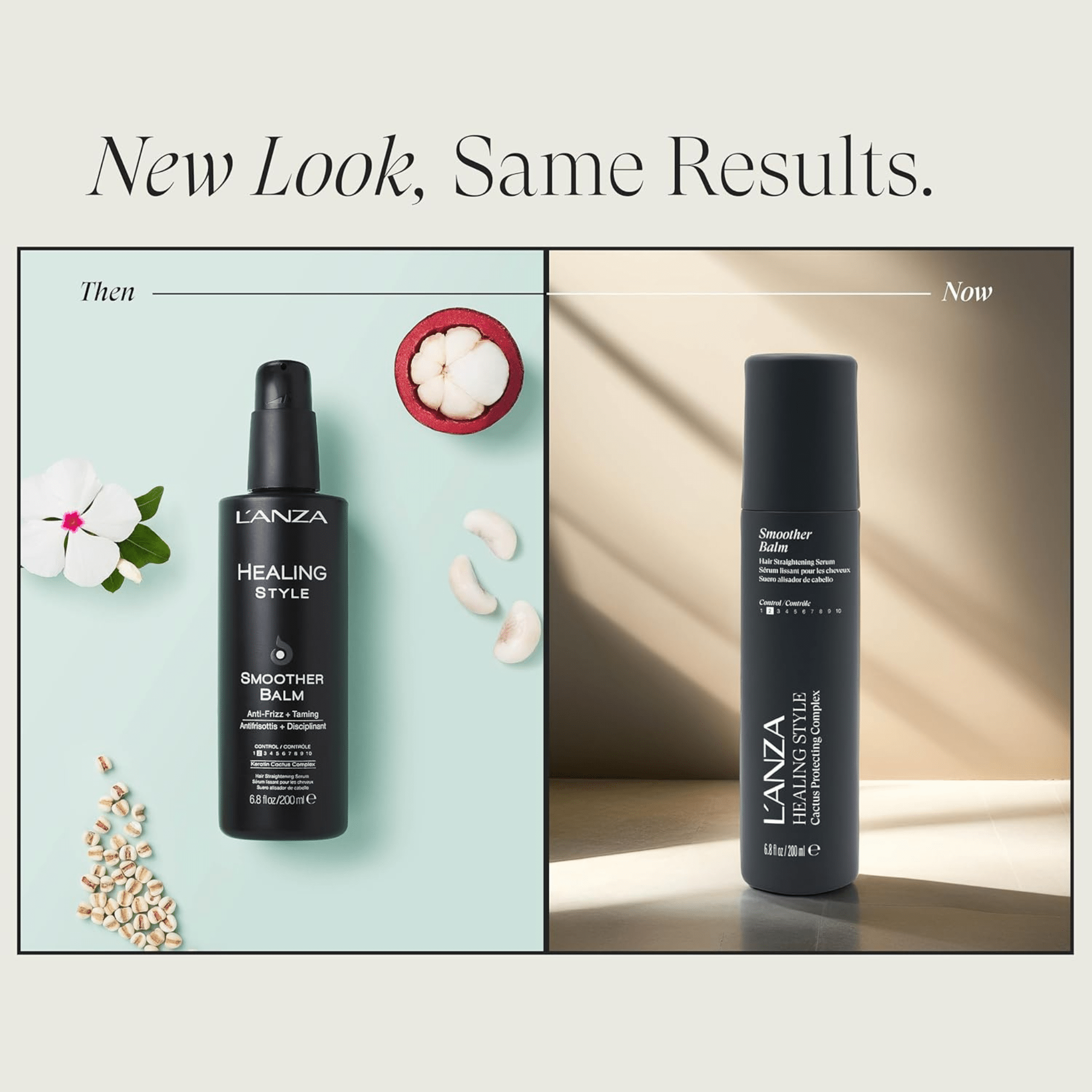 L'Anza. Healing Style Sérum Lissant Smoother Balm Complexe Protecteur Au Cactus - 200 ml - Concept C. Shop