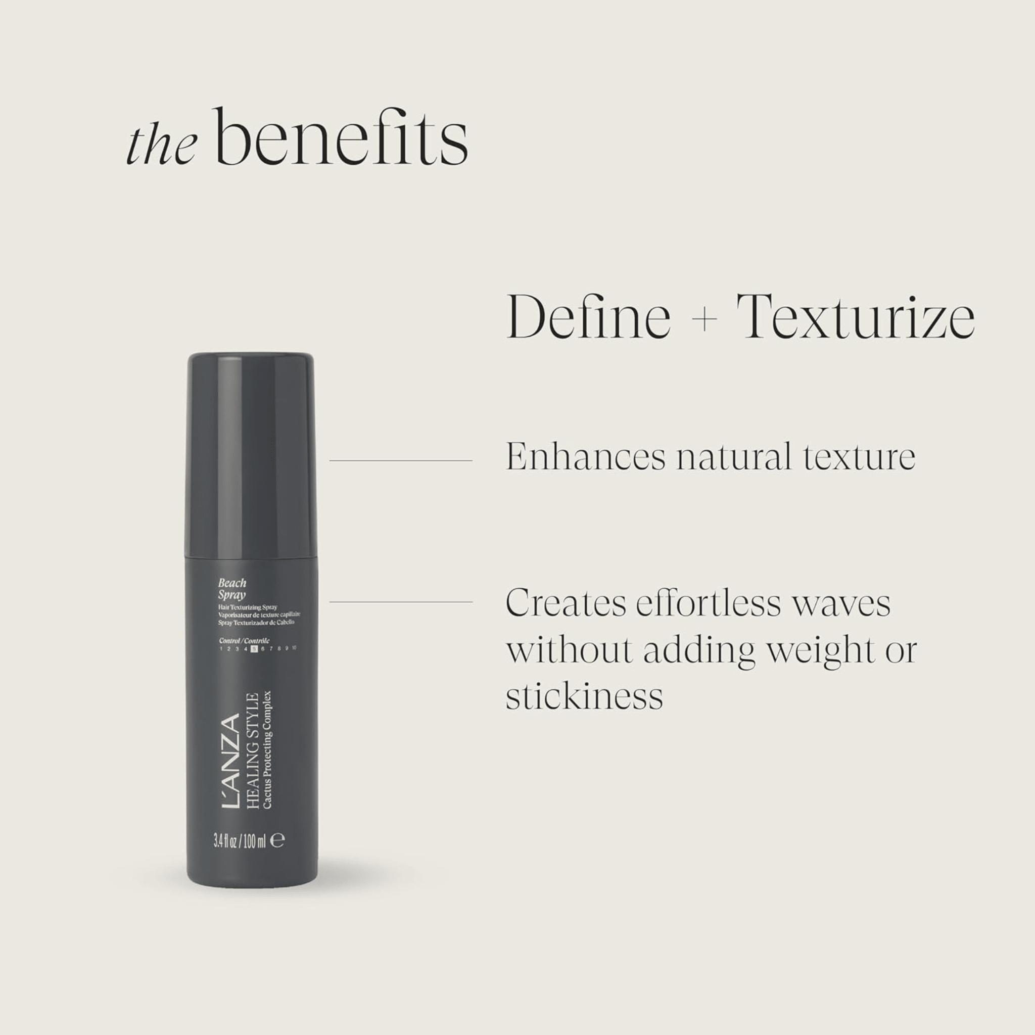 L'Anza. Healing Style Vaporisateur De Texture Capillaire Beach Spray - 100 ml - Concept C. Shop