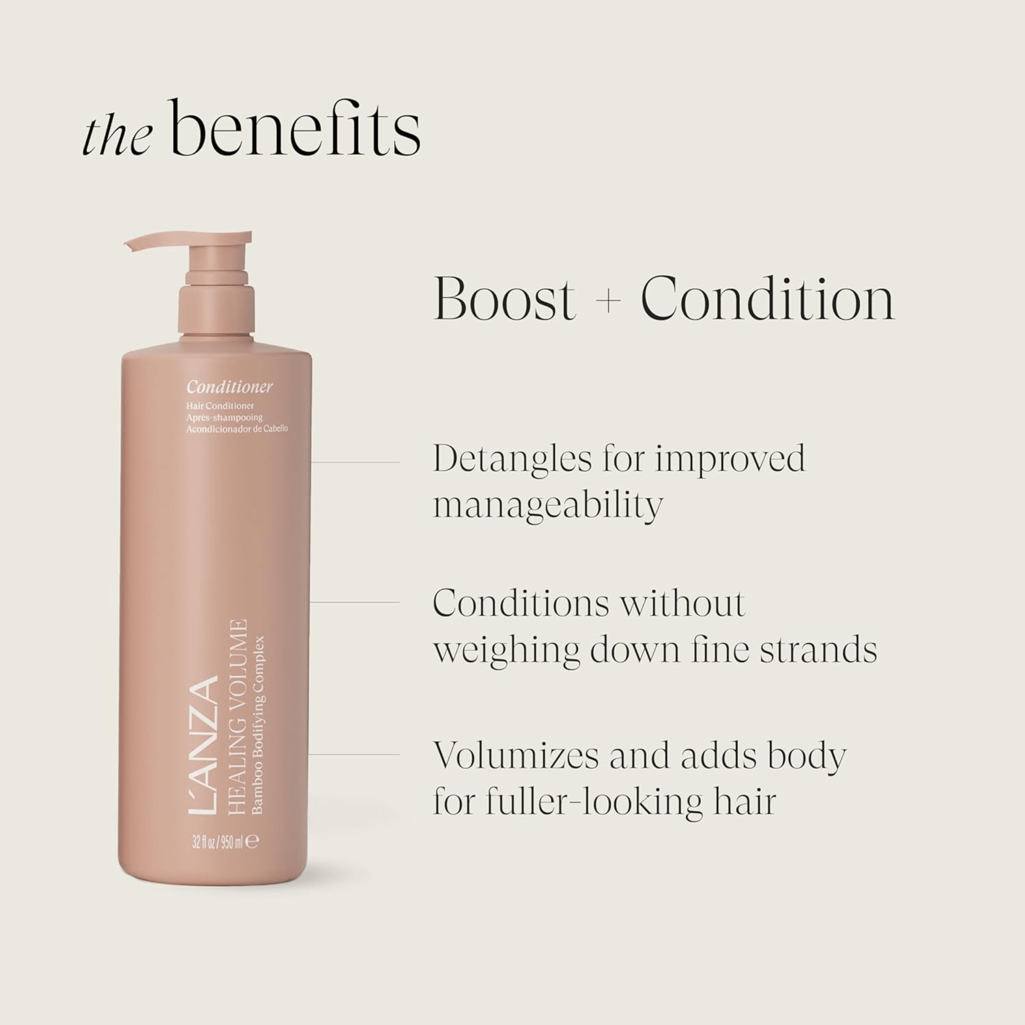 L'Anza. Healing Volume Revitalisant Volumisant - 950 ml - Concept C. Shop