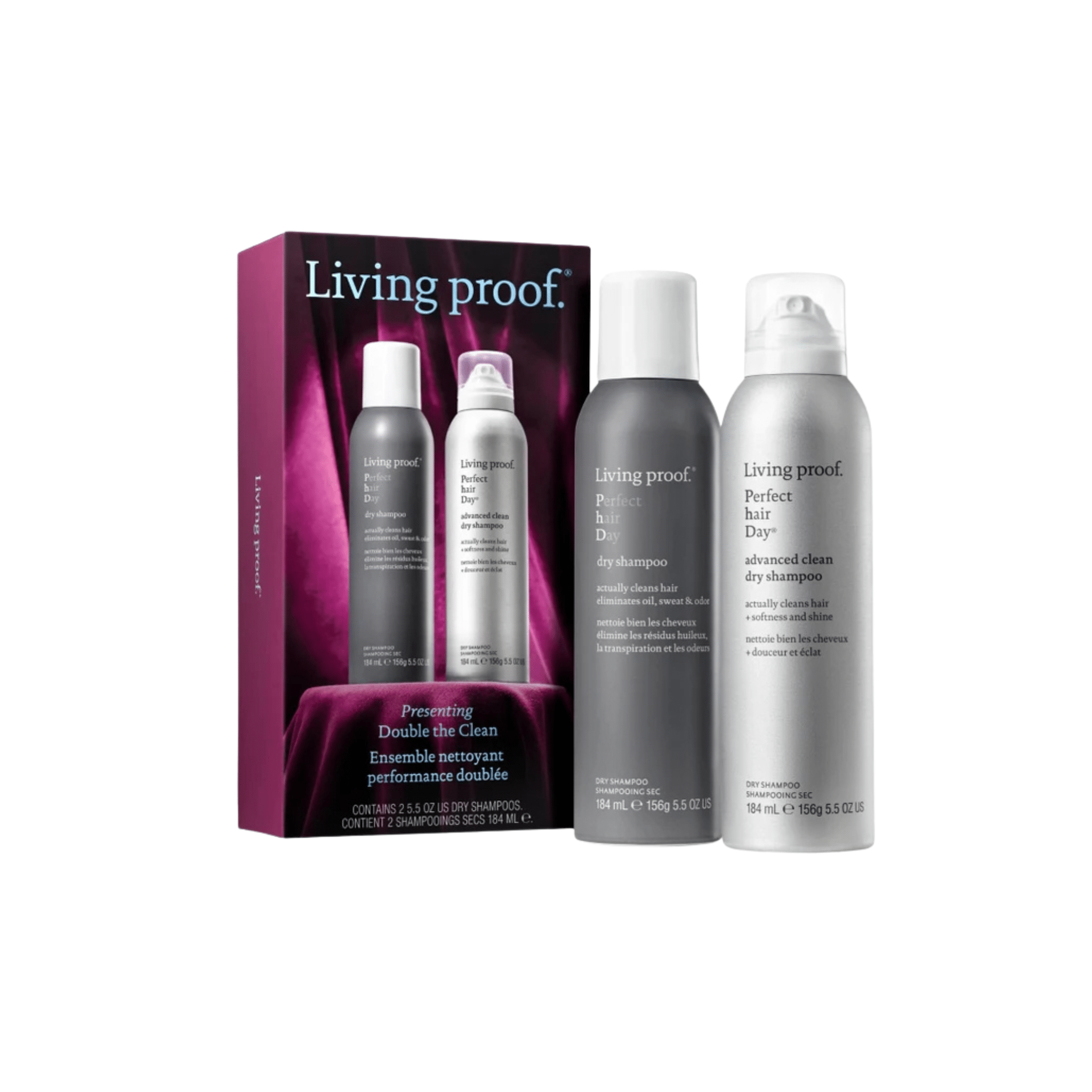 Living Proof. Coffret Double The Clean - Shampoing Sec PHD Et PHD Advanced - Concept C. Shop