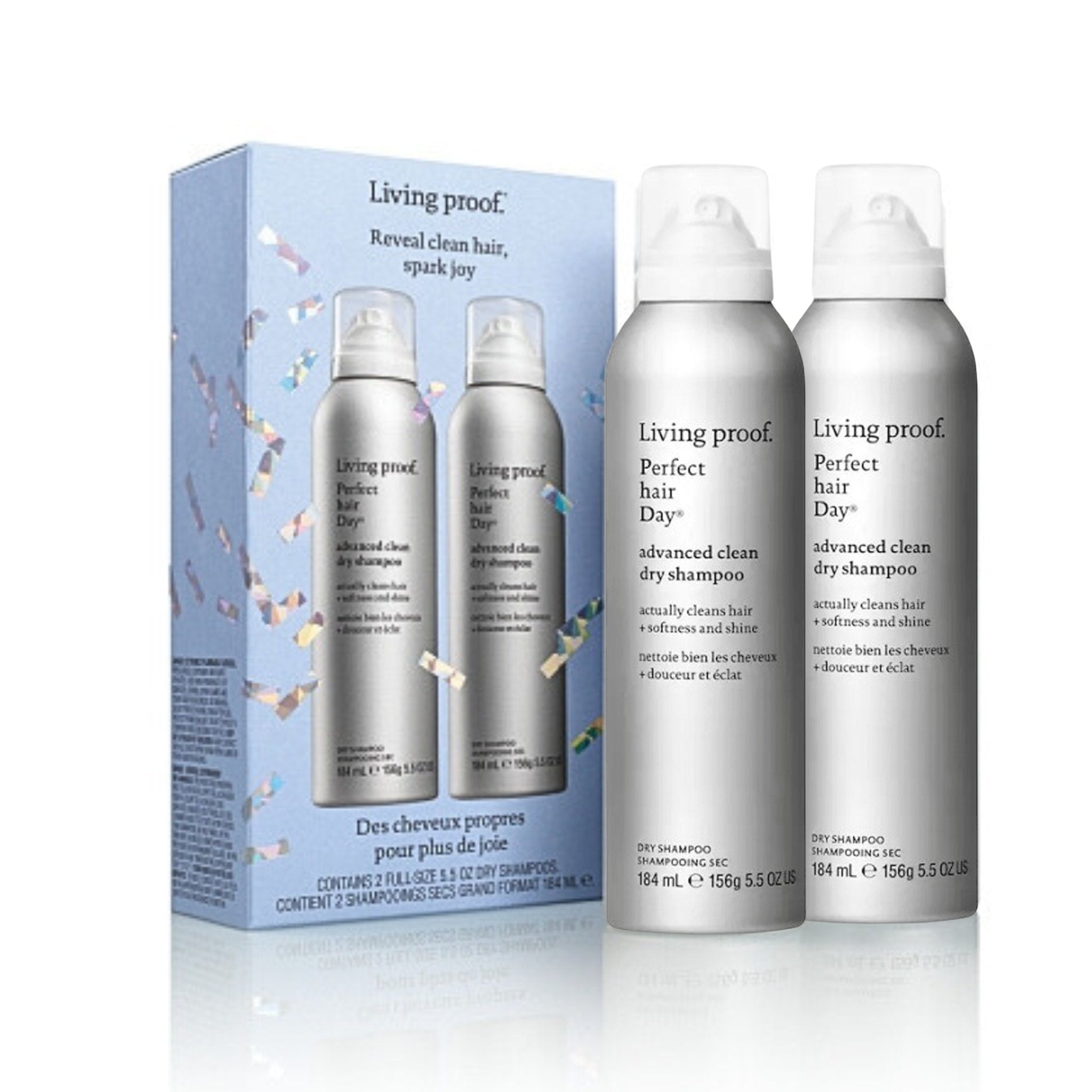 Living Proof. Coffret Duo des Fêtes Shampoing Sec Advanced Perfect Hair Day (en solde) - Concept C. Shop