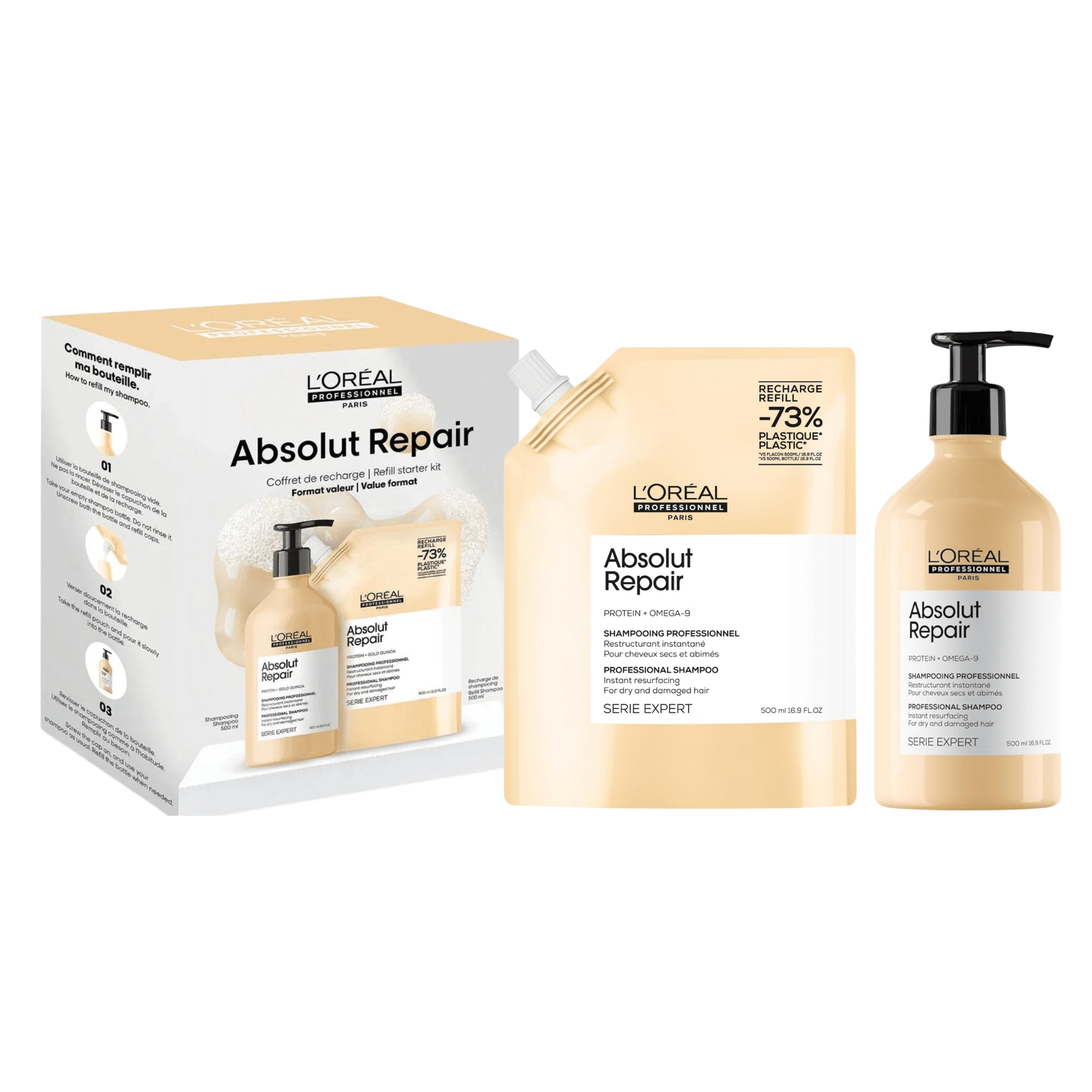 L'Oréal. Coffret De Recharge Absolut Repair - 500 ml - Concept C. Shop
