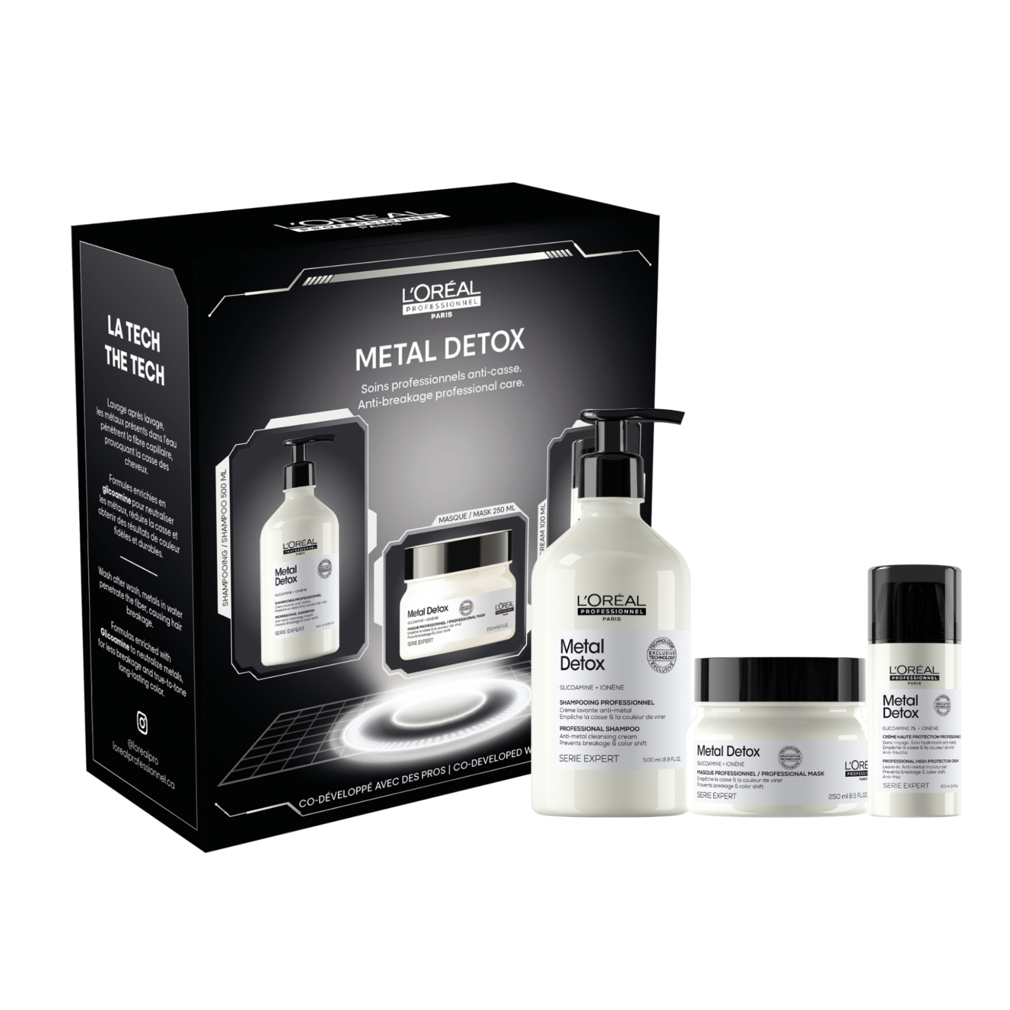 L'Oréal. Série Expert Coffret Des Fêtes Metal Detox (Lancement 1er Septembre 2025) - Concept C. Shop