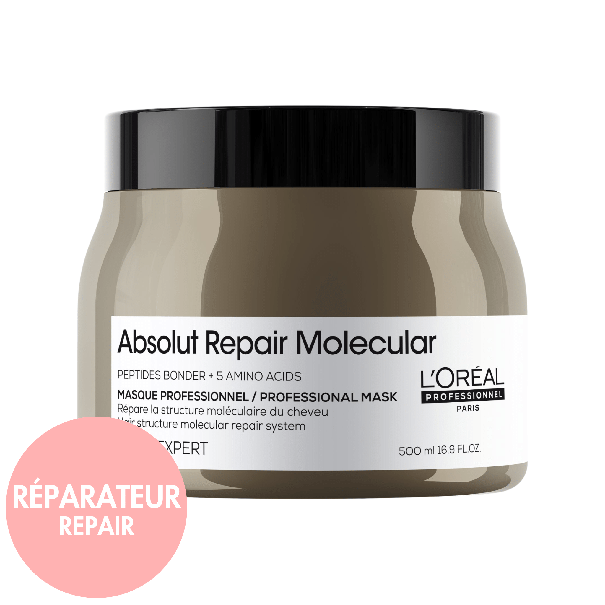 L'Oréal. Série Expert Masque Absolut Repair Molecular - 500 ml - Concept C. Shop