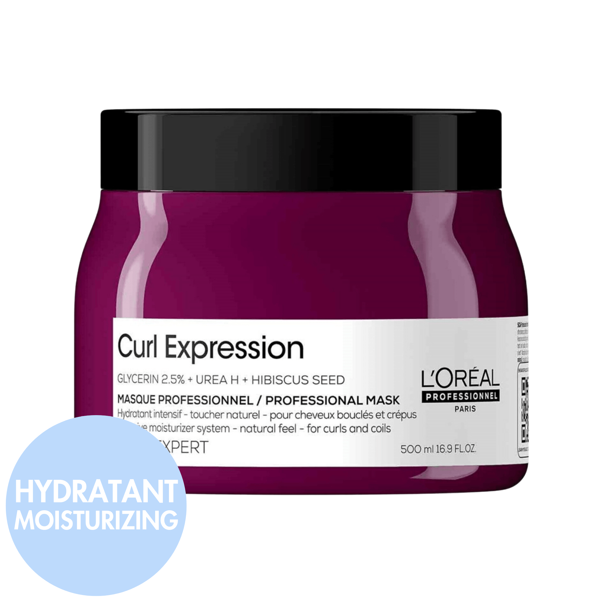 L'Oréal. Série Expert Masque Hydratant Intensif Curl Expression - 500 ml - Concept C. Shop