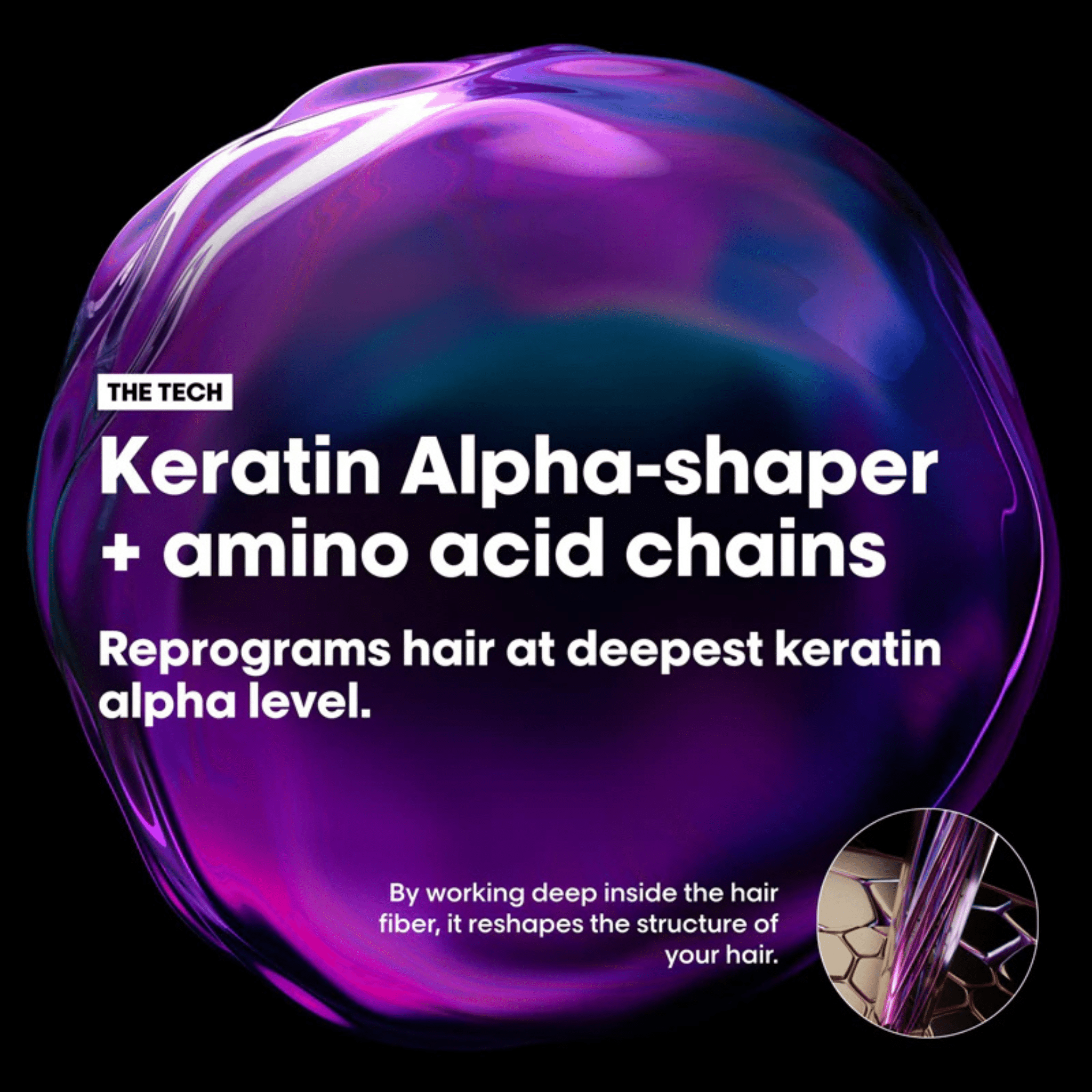 L'Oréal. Série Expert Masque Keratin Alpha Sleek - 500 ml - Concept C. Shop