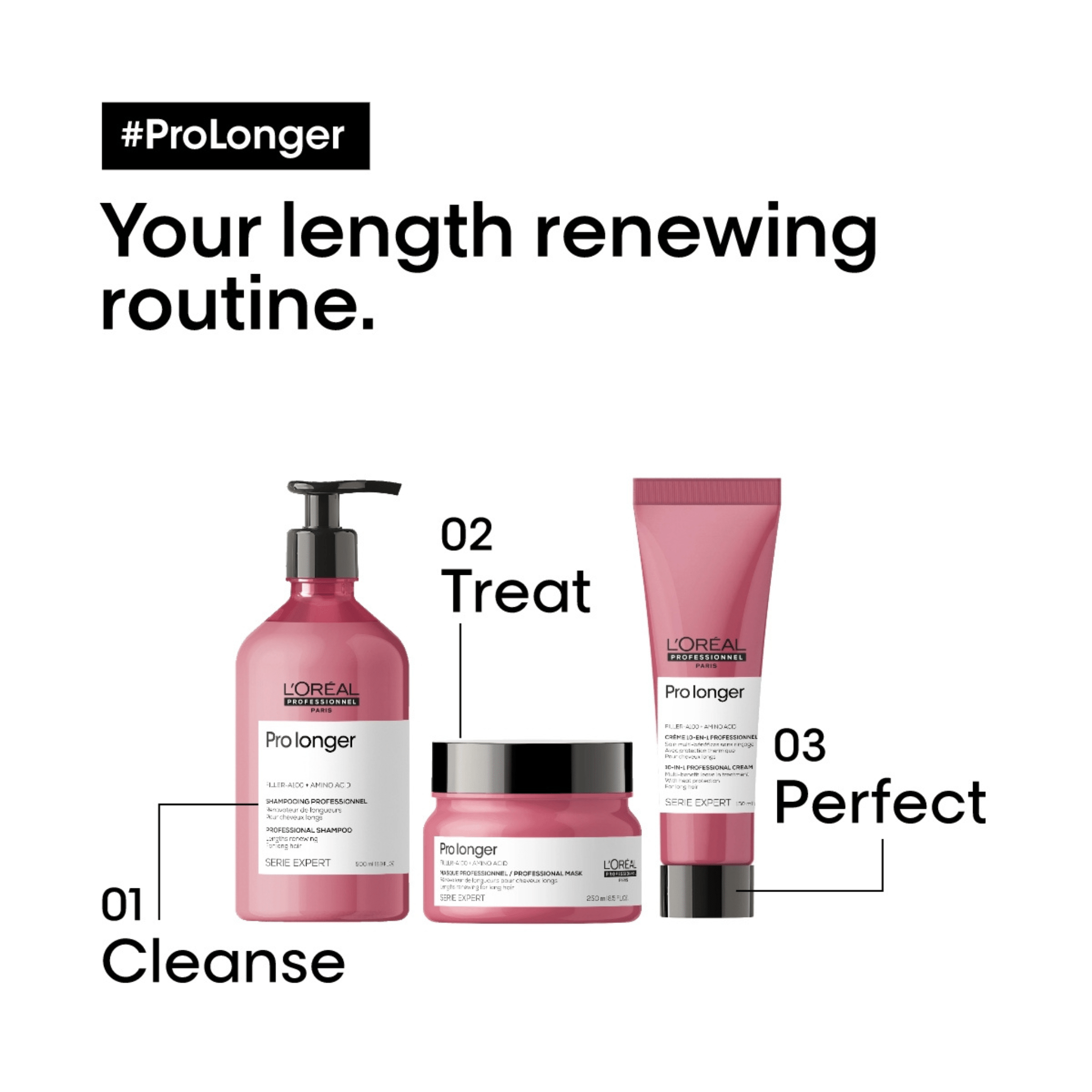 L'Oréal. Série Expert Masque Rénovateur de Longueurs Pro Longer - 250 ml - Concept C. Shop