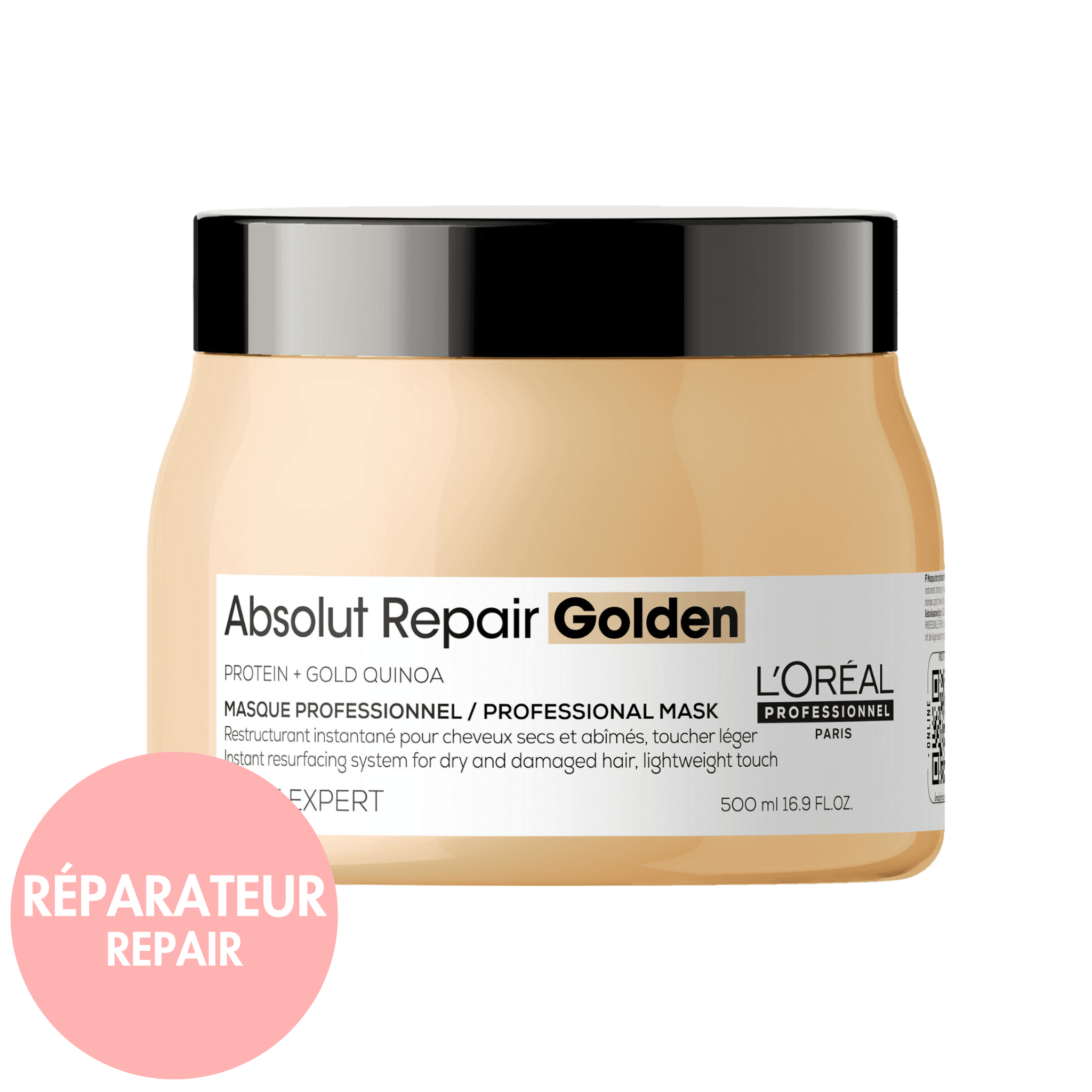 L'Oréal. Série Expert Masque Restructurant Doré Absolut Repair - 500 ml - Concept C. Shop