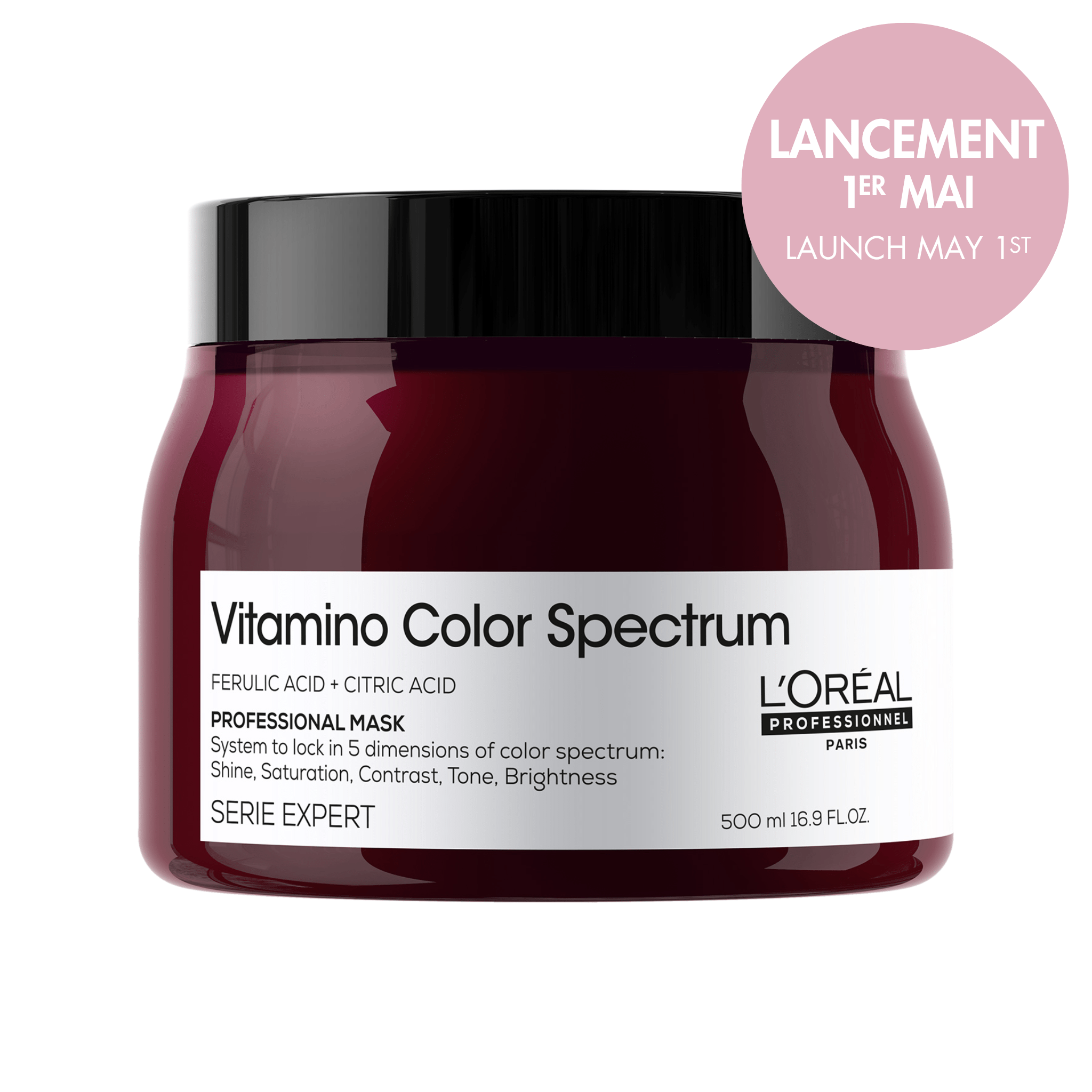 L'Oréal. Série Expert Masque Vitamino Color Spectrum - 500 ml (Lancement 1er Mai) - Concept C. Shop