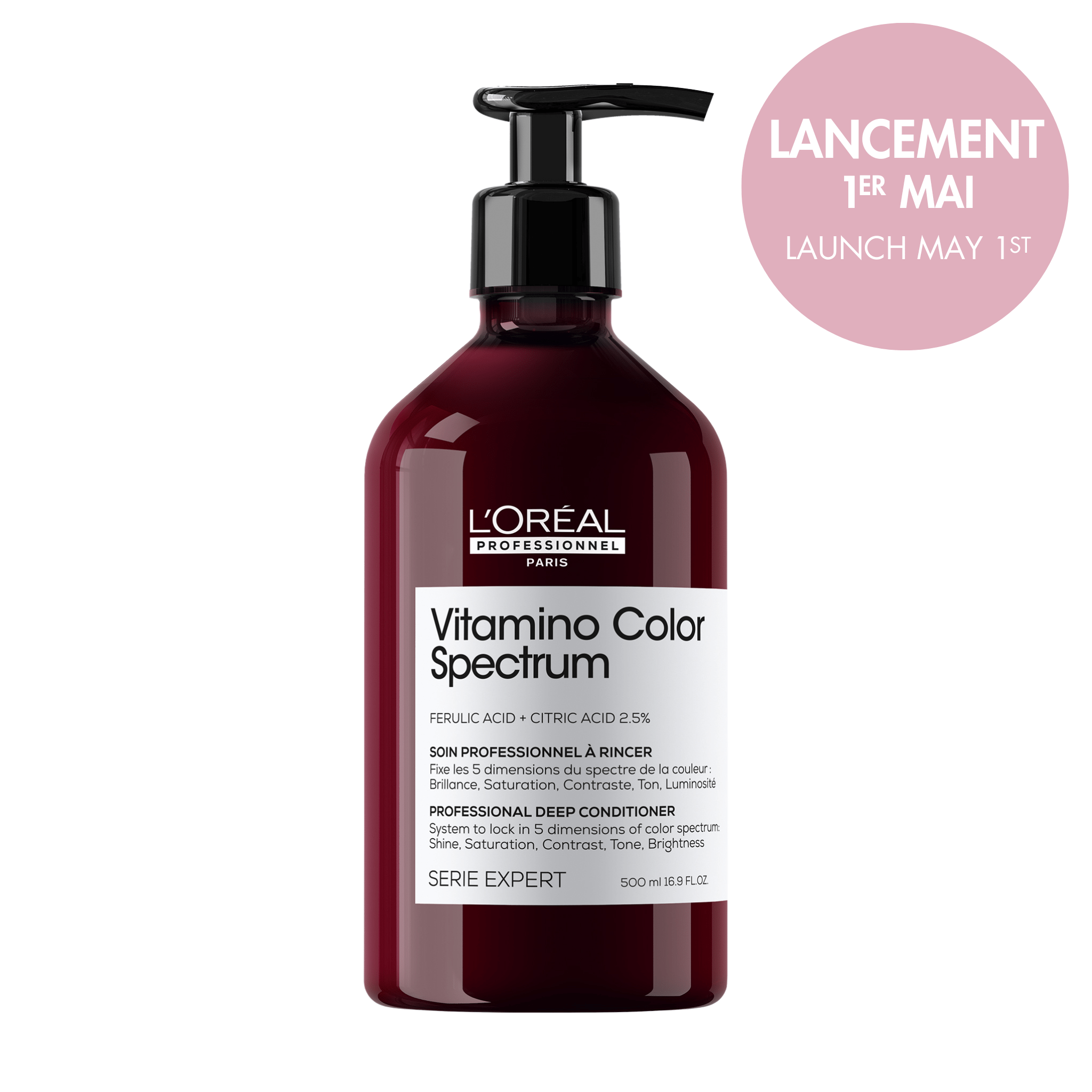 L'Oréal. Série Expert Revitalisant Vitamino Color Spectrum - 500 ml (Lancement 1er Mai) - Concept C. Shop