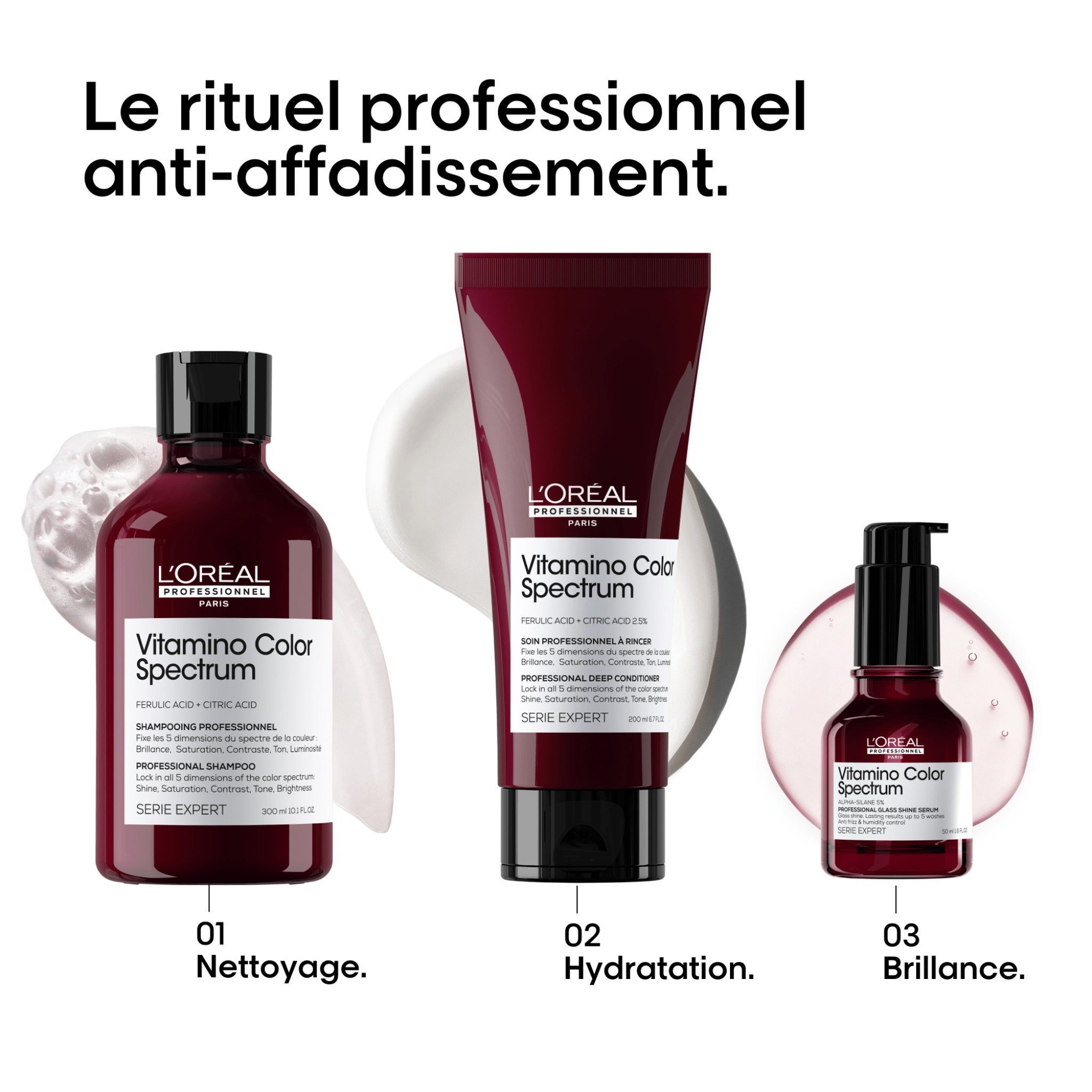 L'Oréal. Série Expert Revitalisant Vitamino Color Spectrum - 500 ml (Lancement 1er Mai) - Concept C. Shop