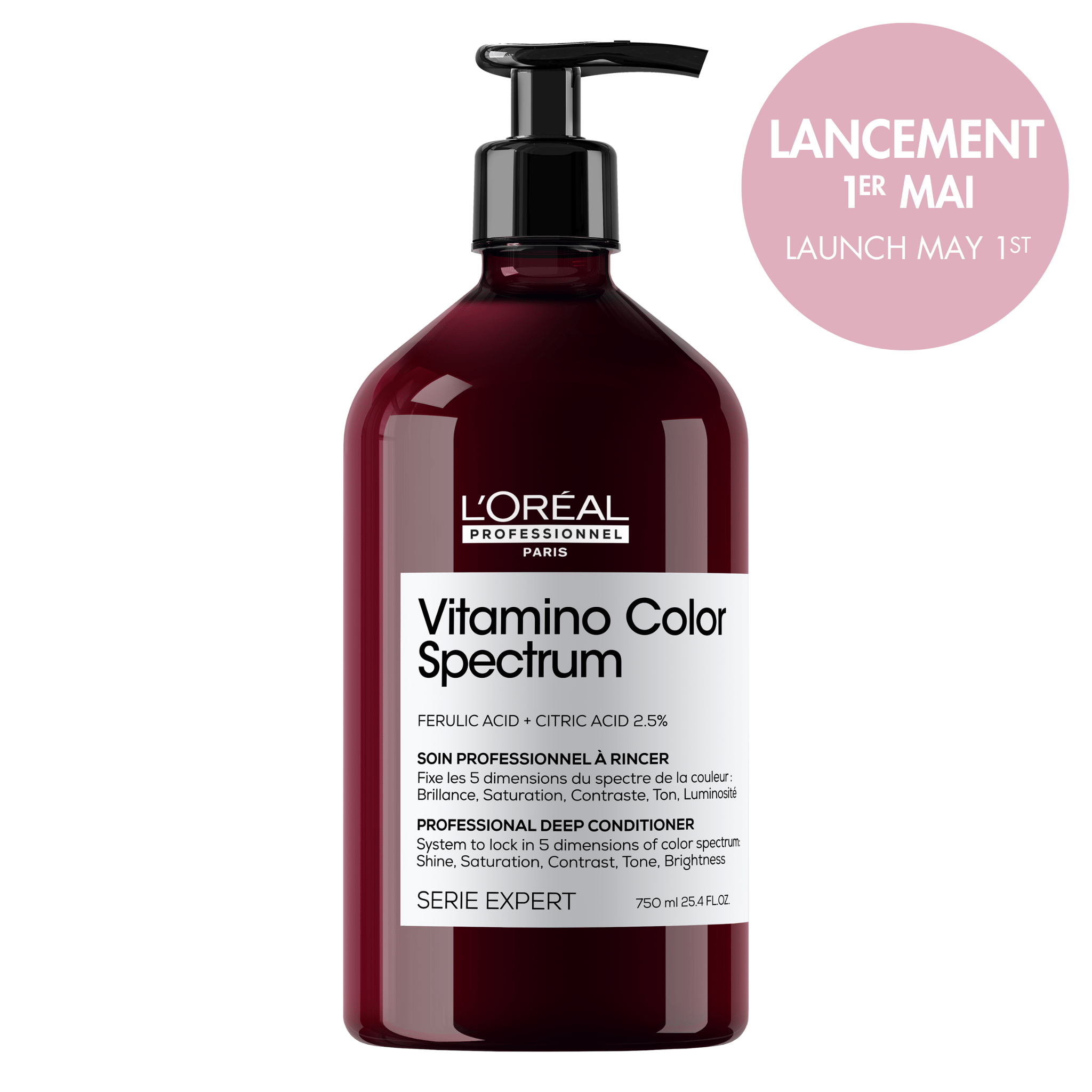 L'Oréal. Série Expert Revitalisant Vitamino Color Spectrum - 750 ml (Lancement 1er Mai) - Concept C. Shop