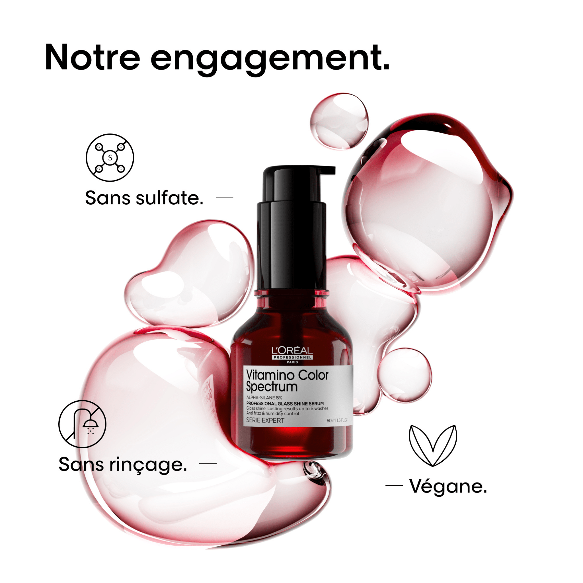 L'Oréal. Série Expert Sérum Brillance Miroir Vitamino Color Spectrum - 50 ml (Lancement 1er Mai) - Concept C. Shop