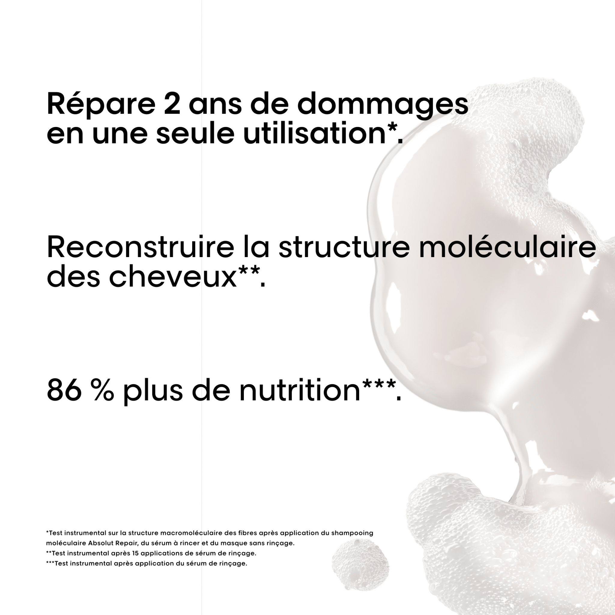 L'Oréal. Série Expert Shampoing Absolut Repair Molecular (Recharge) - 1000 ml - Concept C. Shop