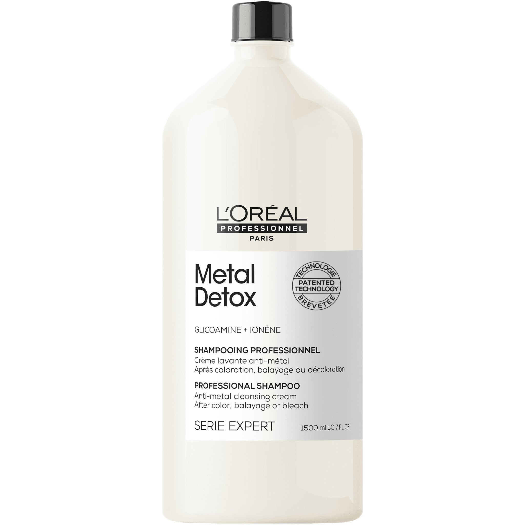 L'Oréal. Série Expert Shampoing-Crème Metal Detox - 1500 ml (Contenant Abimé - En Solde) - Concept C. Shop