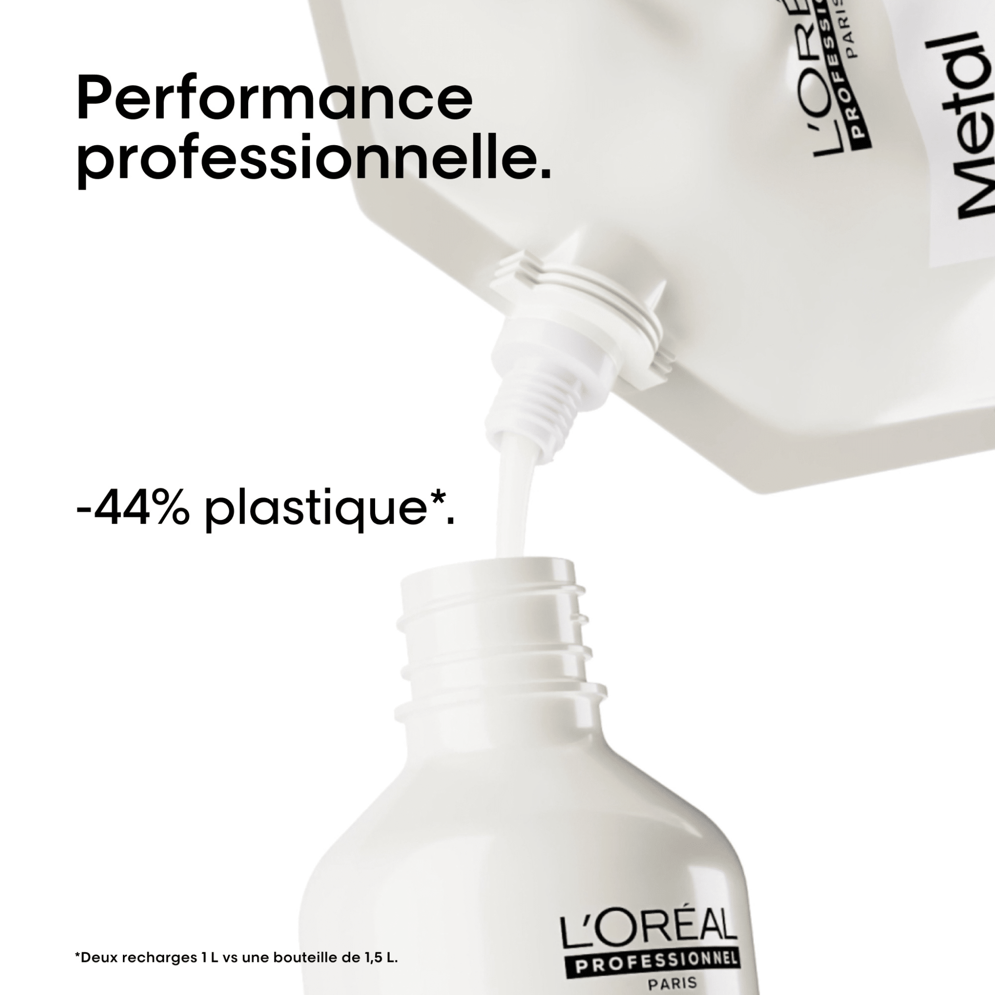 L'Oréal. Série Expert Shampoing - Crème Metal Detox (Recharge) - 1000 ml - Concept C. Shop