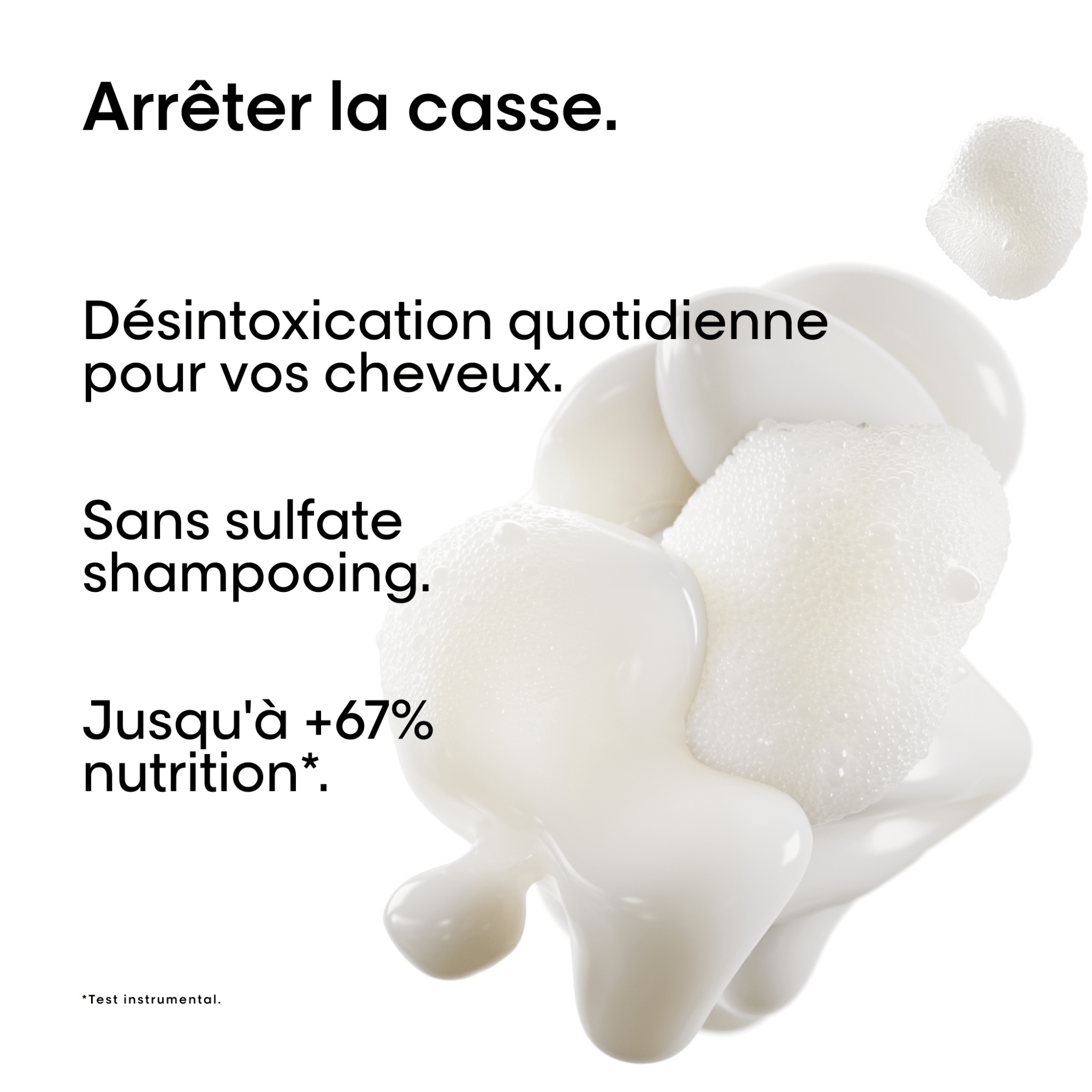 L'Oréal. Série Expert Shampoing - Crème Metal Detox (Recharge) - 1000 ml - Concept C. Shop