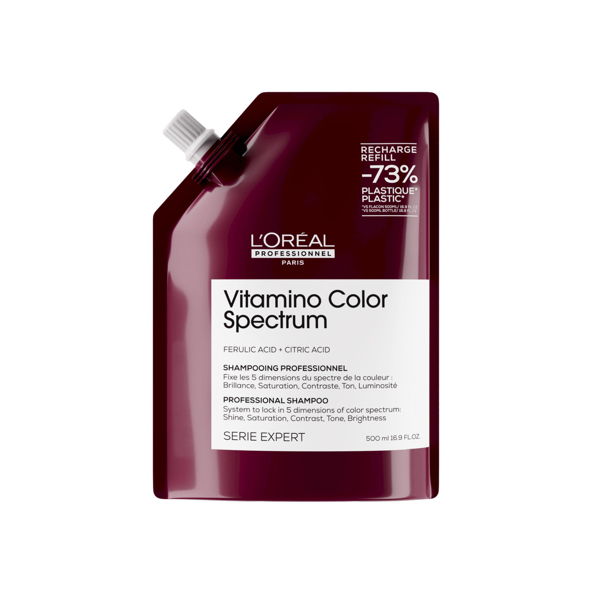 L'Oréal. Série Expert Shampoing Vitamino Color Spectrum (Recharge) - 500 ml (Lancement 1er Mai) - Concept C. Shop
