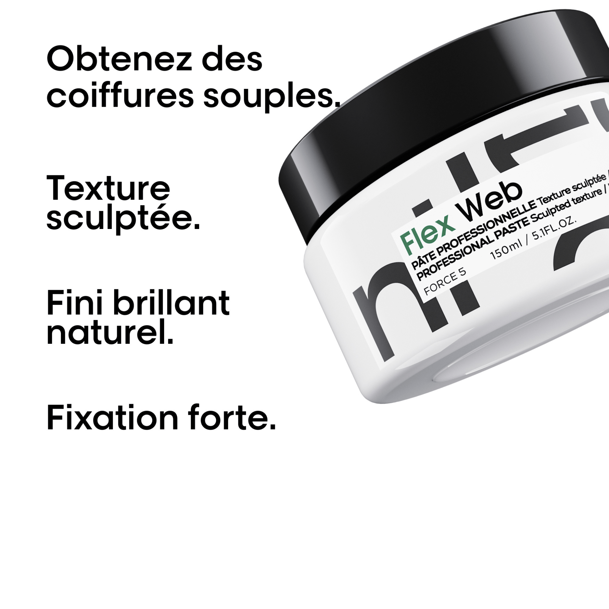 L'Oréal. Tecni.Art Flex Pâte Sculptante Web - 150 ml - Concept C. Shop