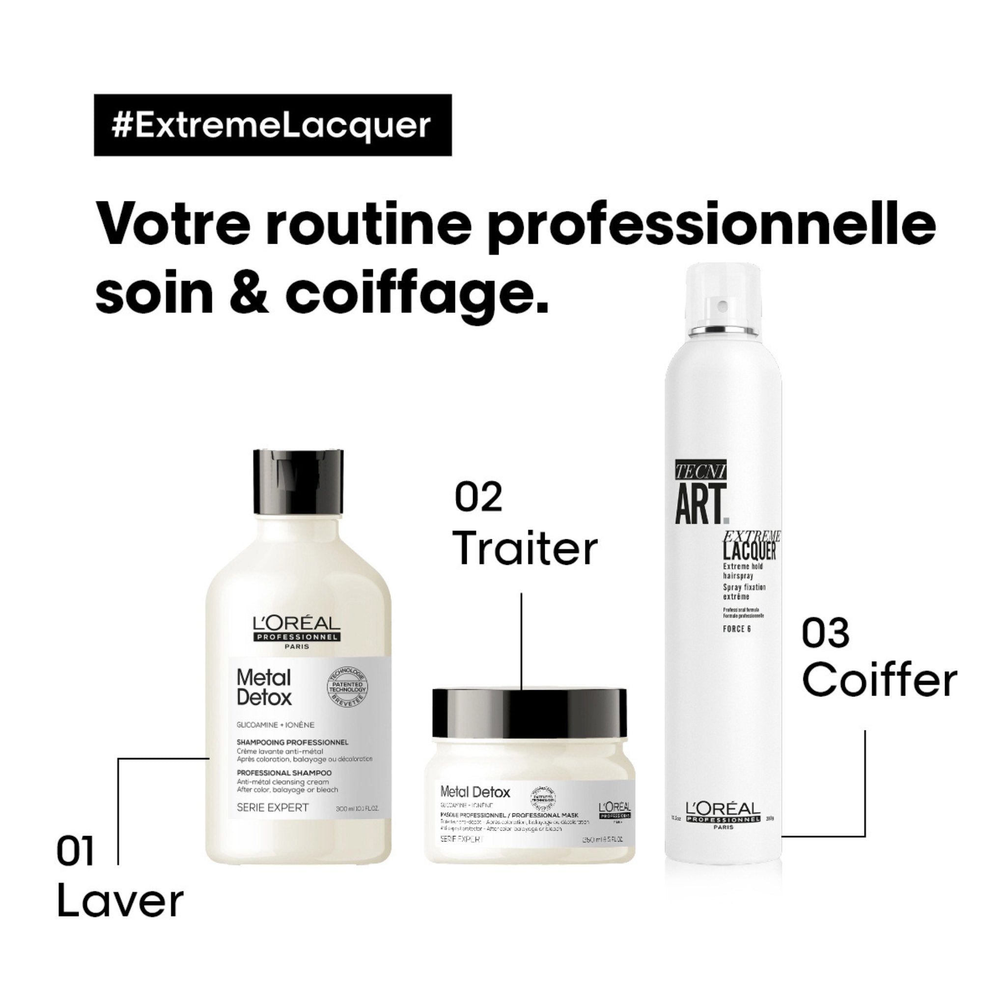 L'Oréal. Tecni.Art Laque Tenue Extra - Forte Extreme Lacquer - 289g Septembre 2024 - Concept C. Shop