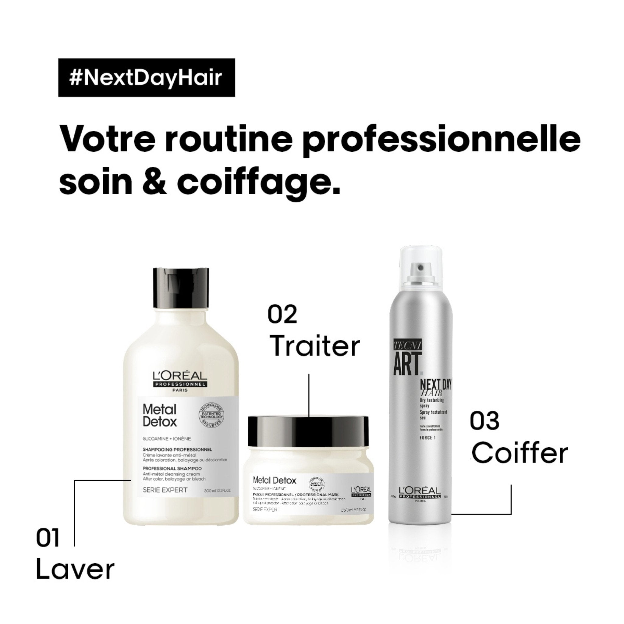 L'Oréal. Tecni.Art Spray de Finition Sec Next Day Hair - 193g - Concept C. Shop