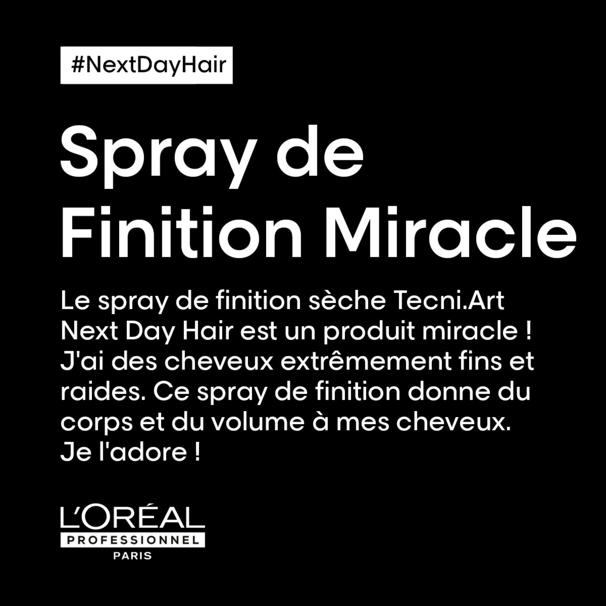 L'Oréal. Tecni.Art Spray de Finition Sec Next Day Hair - 193g - Concept C. Shop