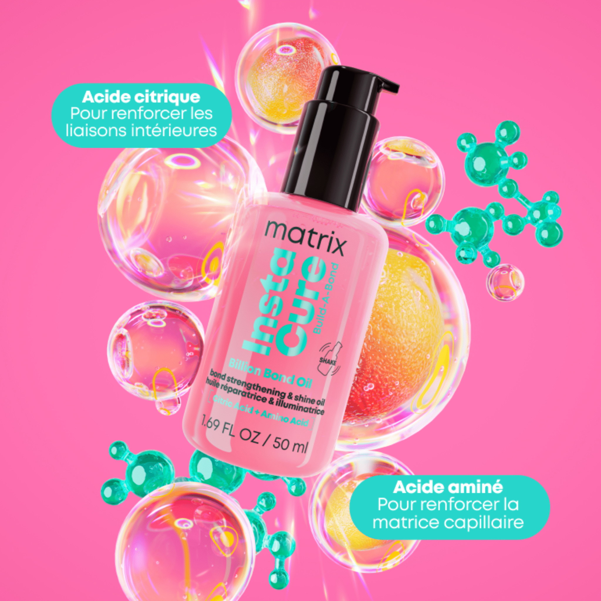 Matrix. Huile Réparatrice & Illuminatrice Billion Bond Instacure Build - A - Bond - 50 ml - Concept C. Shop