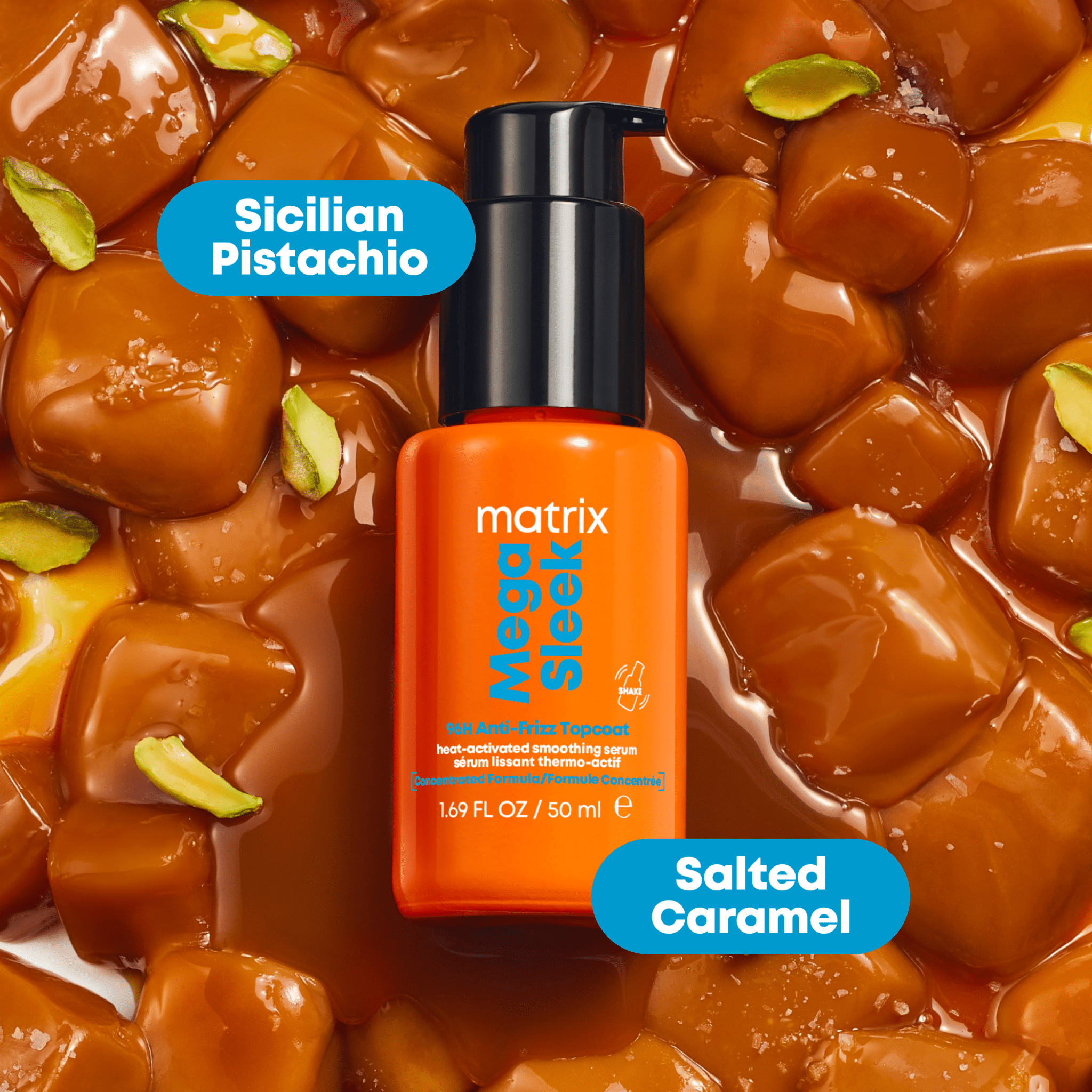 Matrix. Sérum Lissant Thermo - Actif 96H Anti - Frizz Topcoat Mega Sleek - 50 ml - Concept C. Shop