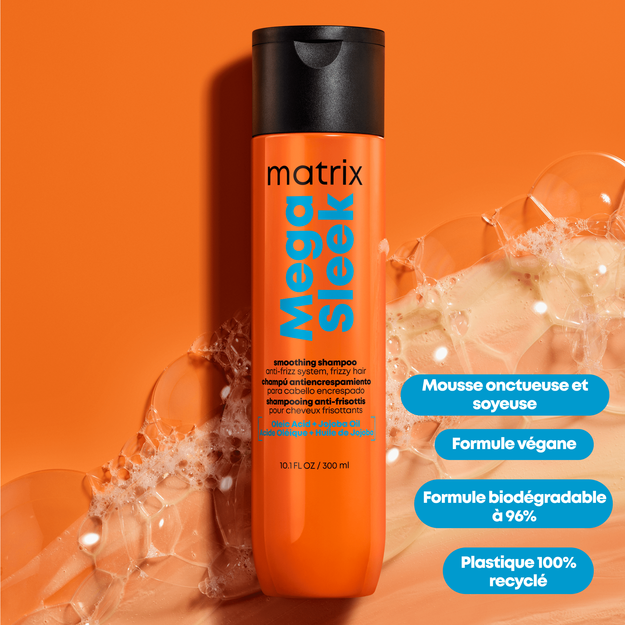 Matrix. Shampoing Anti - Frisottis Mega Sleek - 300 ml - Concept C. Shop
