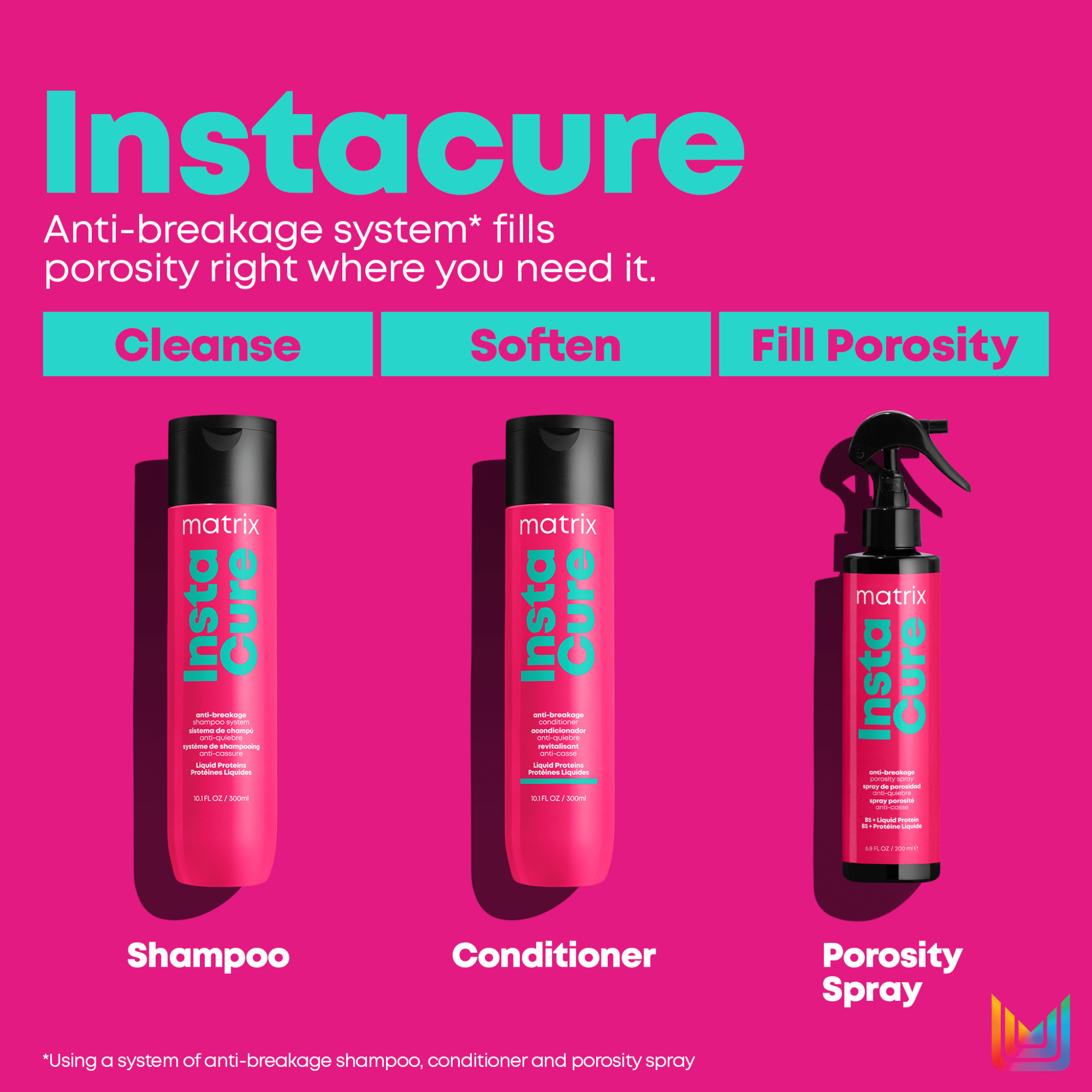 Matrix. Shampoing Instacure - 1000 ml - Concept C. Shop