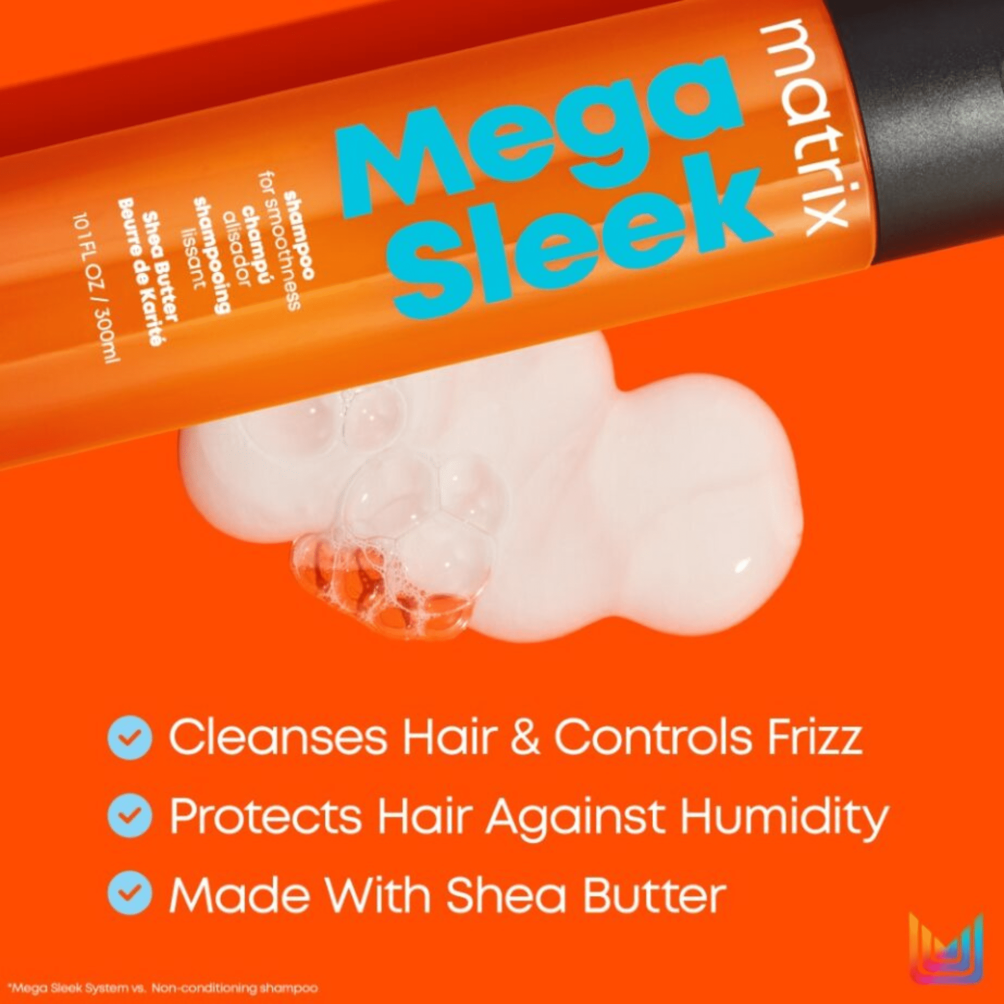 Matrix. Shampoing Mega Sleek - 300 ml - Concept C. Shop