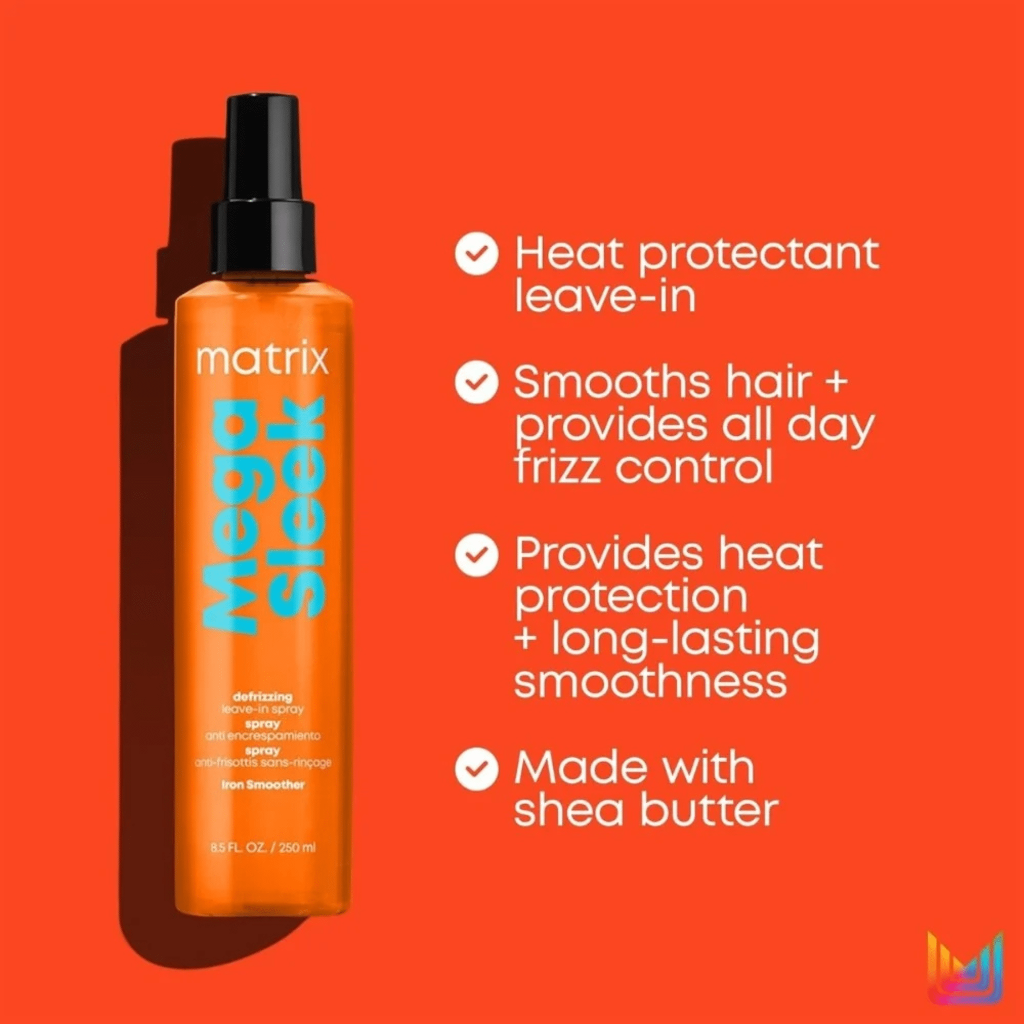 Matrix. Spray Iron Smoother Mega Sleek - 250 ml - Concept C. Shop