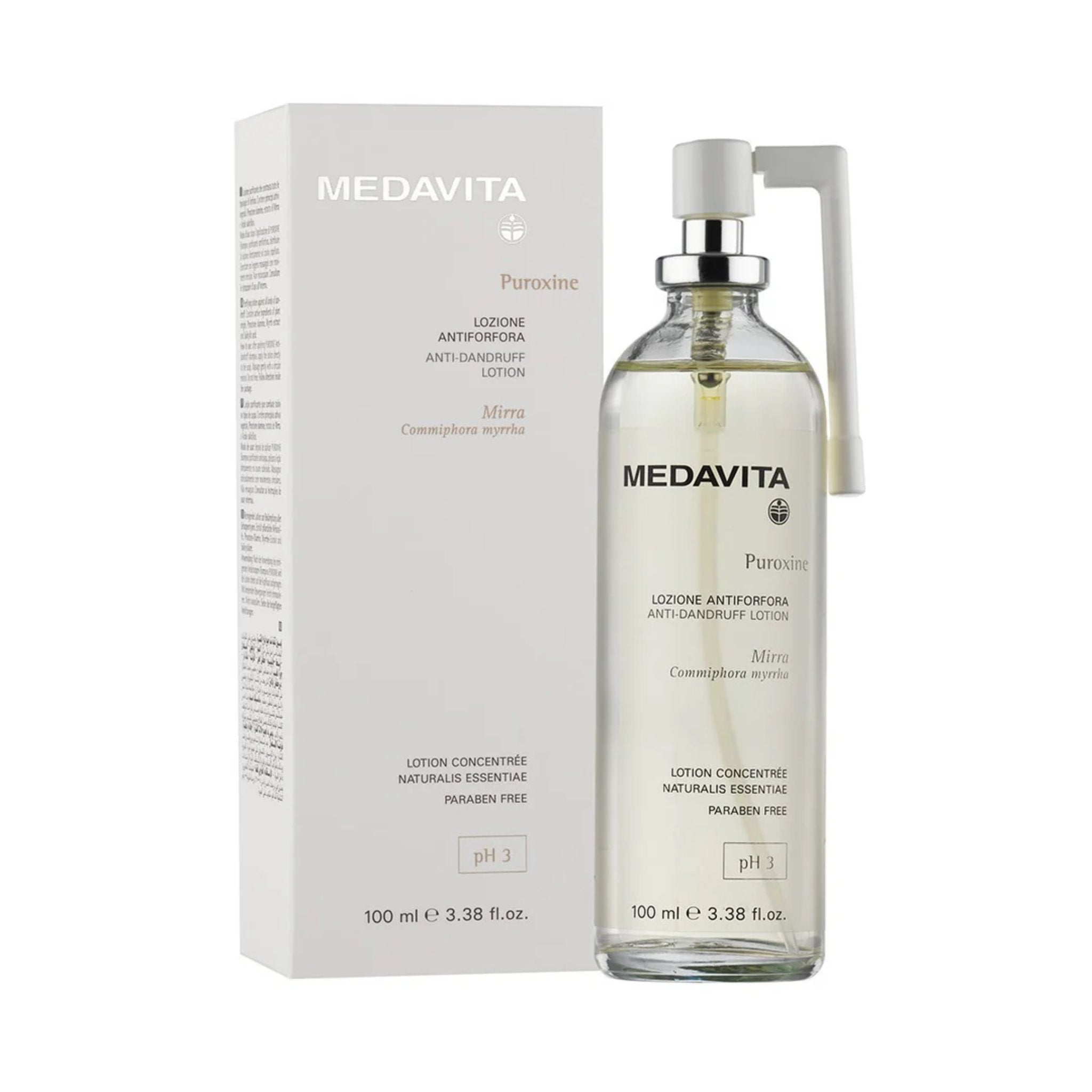 Medavita. Lotion Purifiante Pellicules Libres Puroxine - 100 ml - Concept C. Shop