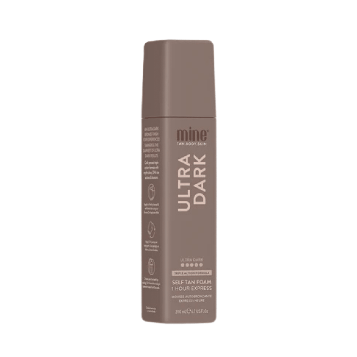 Minetan. Mousse Autobronzante Express Ultra Dark - 200 ml - Concept C. Shop