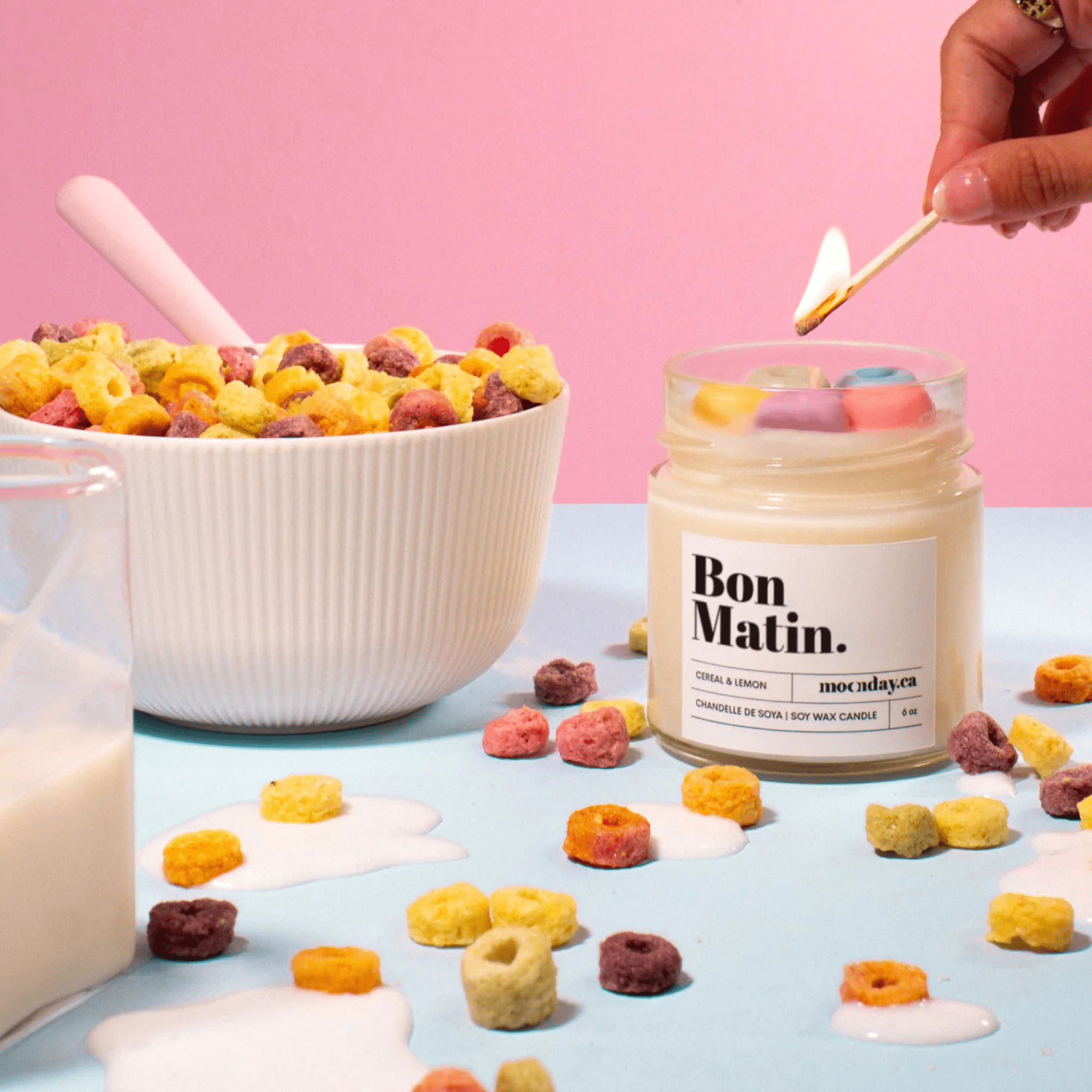 Moonday. Chandelle de Soya Bon Matin - 190g / 45h - Concept C. Shop