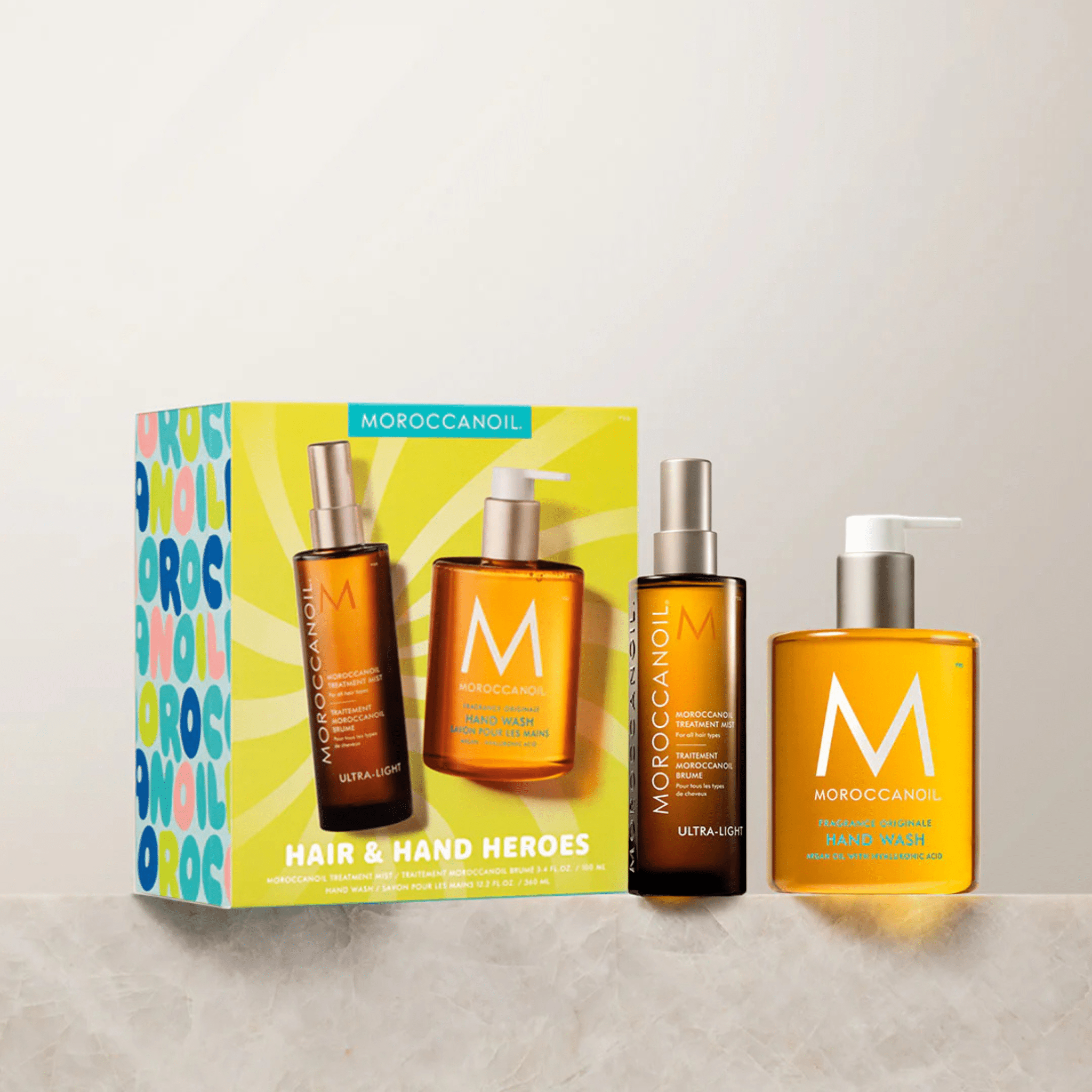 Moroccanoil. Coffret Héros des Cheveux et des Mains - Traitement Brume - Concept C. Shop