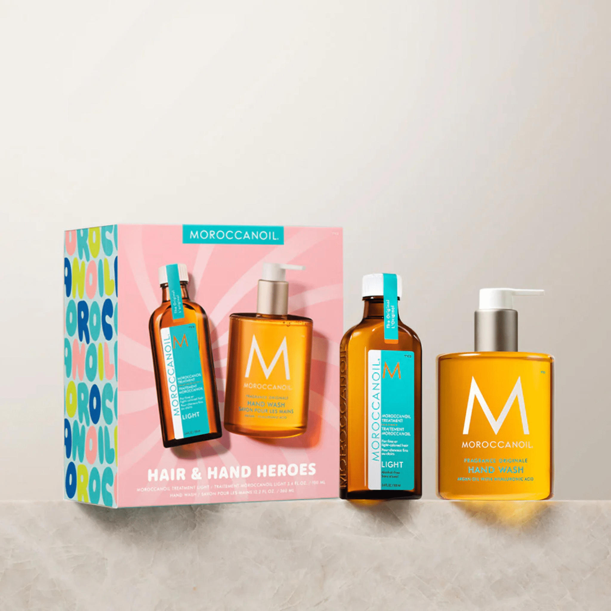 Moroccanoil. Coffret Héros des Cheveux et des Mains - Traitement Léger - Concept C. Shop
