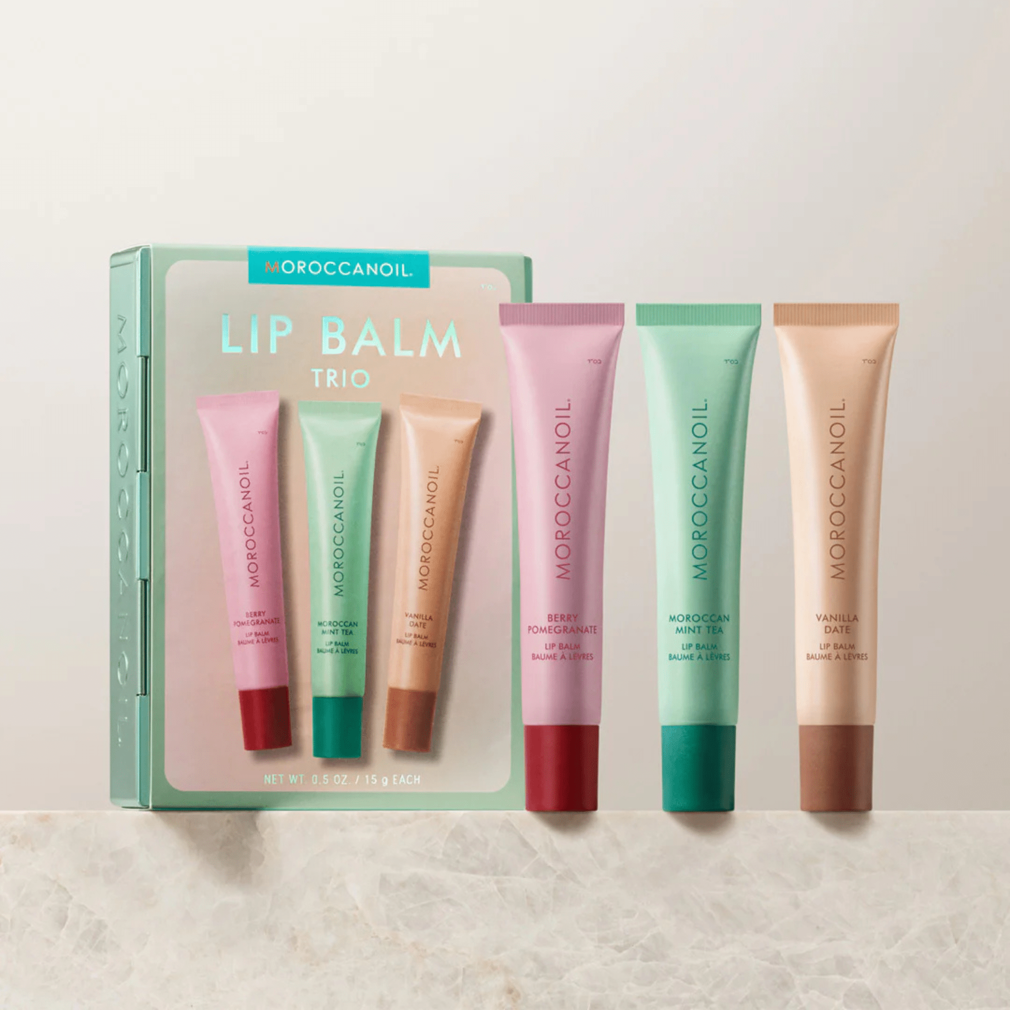 Moroccanoil. Coffret Trio de Baumes à Lèvres - Concept C. Shop