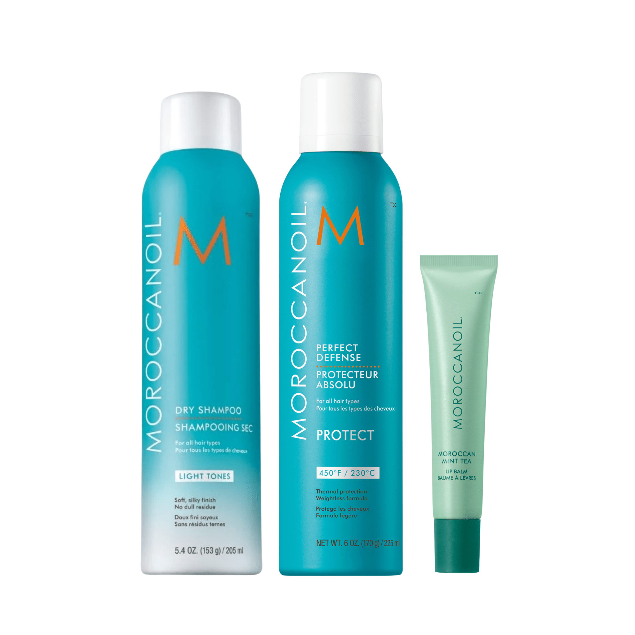 Moroccanoil. Duo Shampoing Sec Tons Clairs et Thermo - Protecteur Défense Absolue - Concept C. Shop