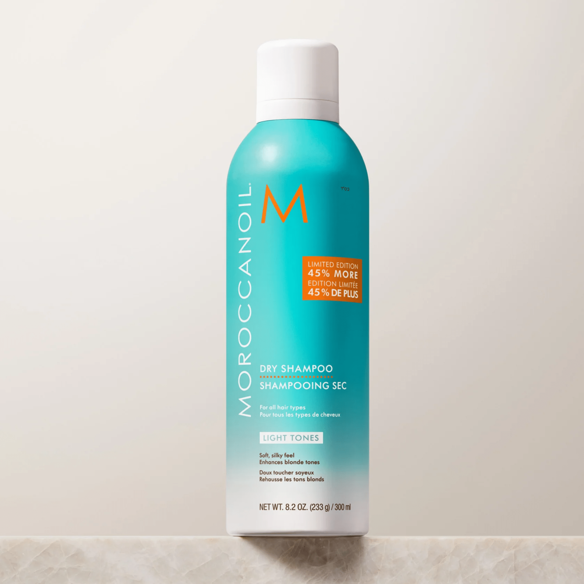 Moroccanoil. Shampoing Sec Tons Clairs JUMBO - 300 ml - Concept C. Shop