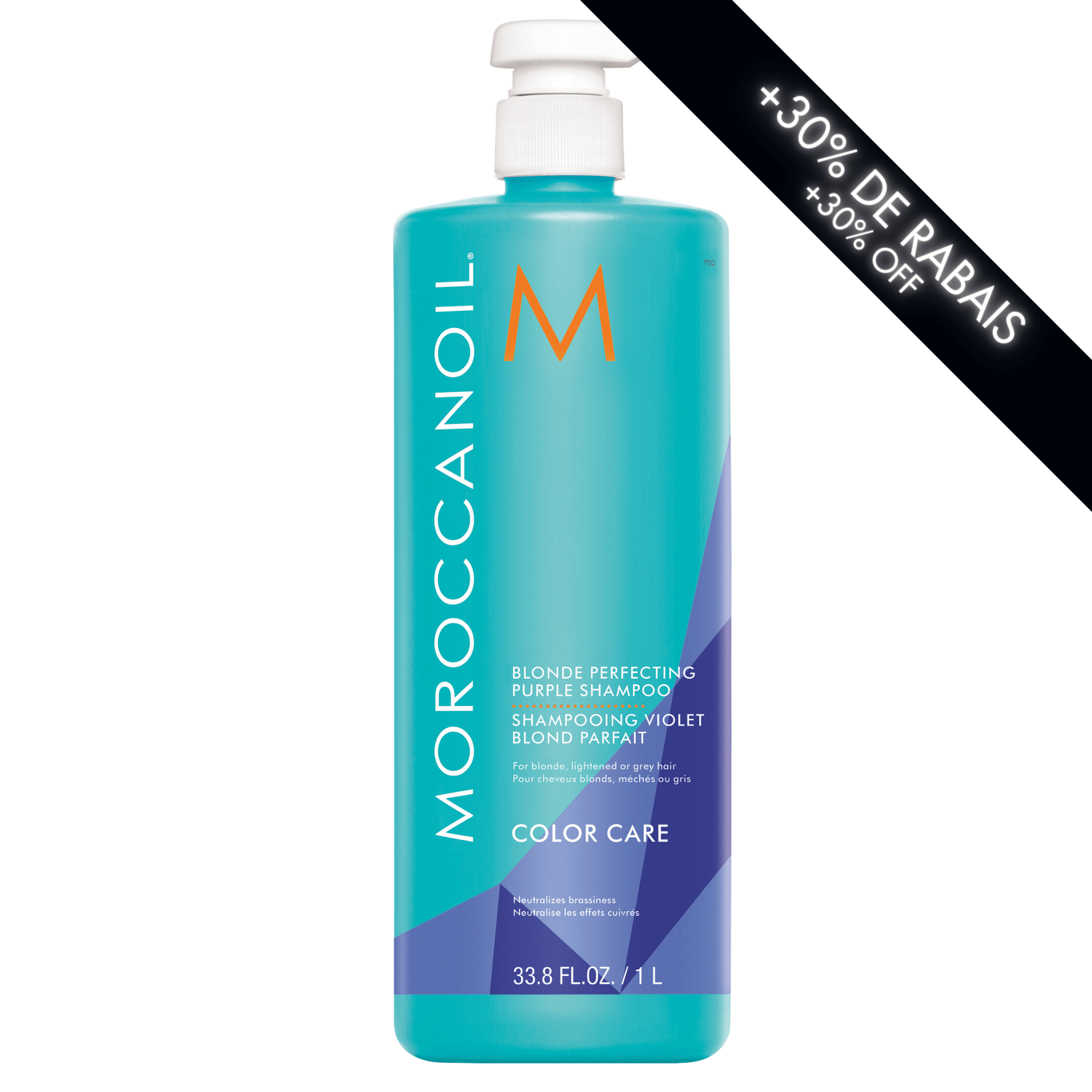 Moroccanoil. Shampoing Violet Blond Parfait Color Care - 1000 ml - Concept C. Shop