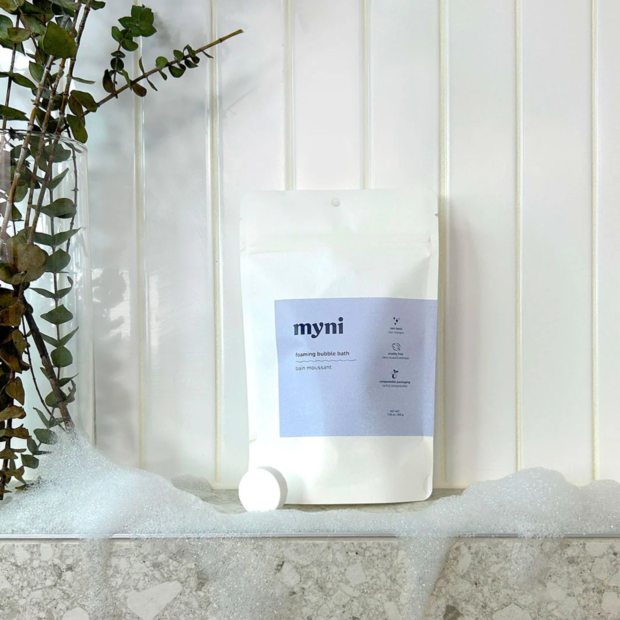 Myni. Bain Moussant - 20 Pastilles - Fraîcheur D'Eucalyptus - Concept C. Shop