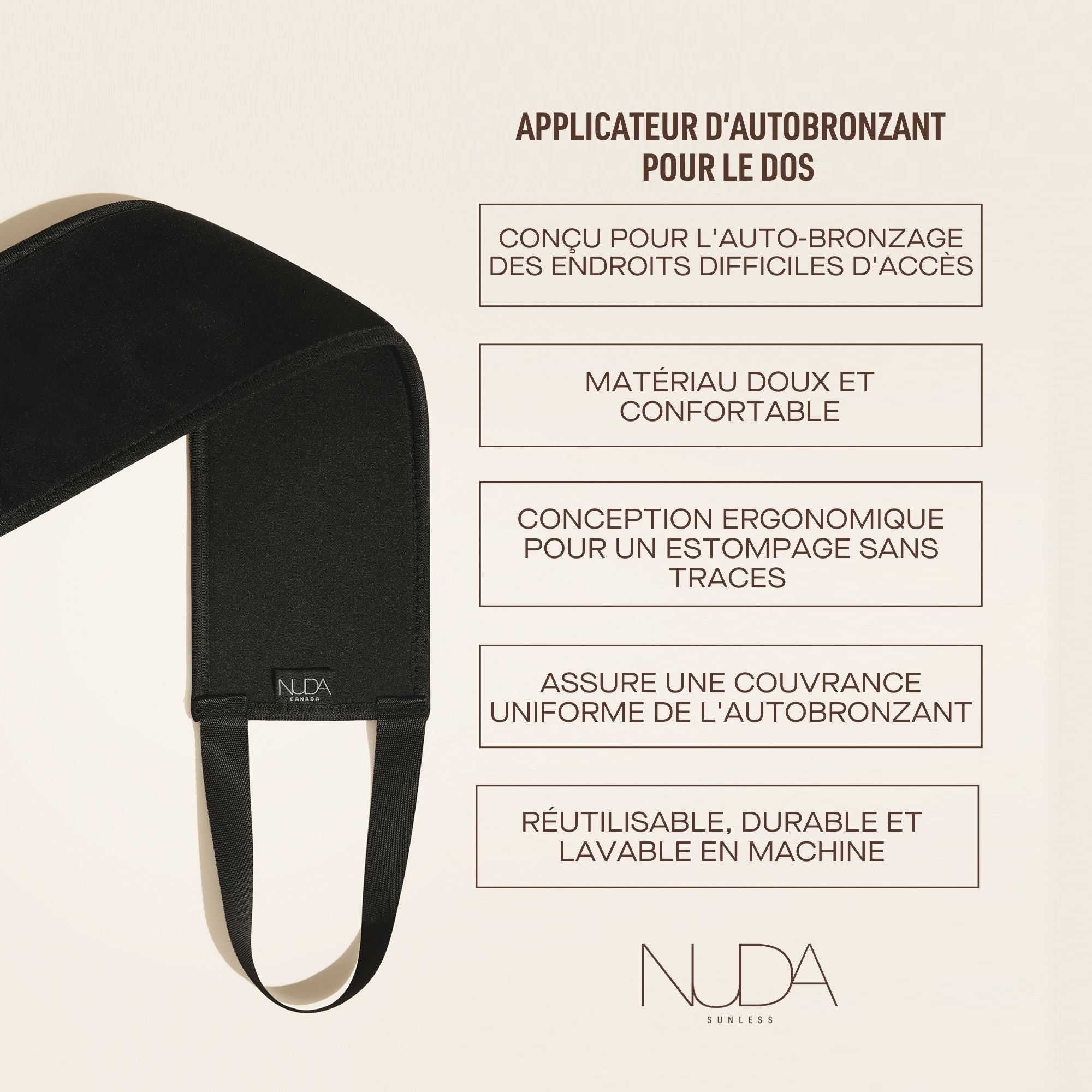 Nuda. Applicateur D'Autobronzant Pour Le Dos - Concept C. Shop