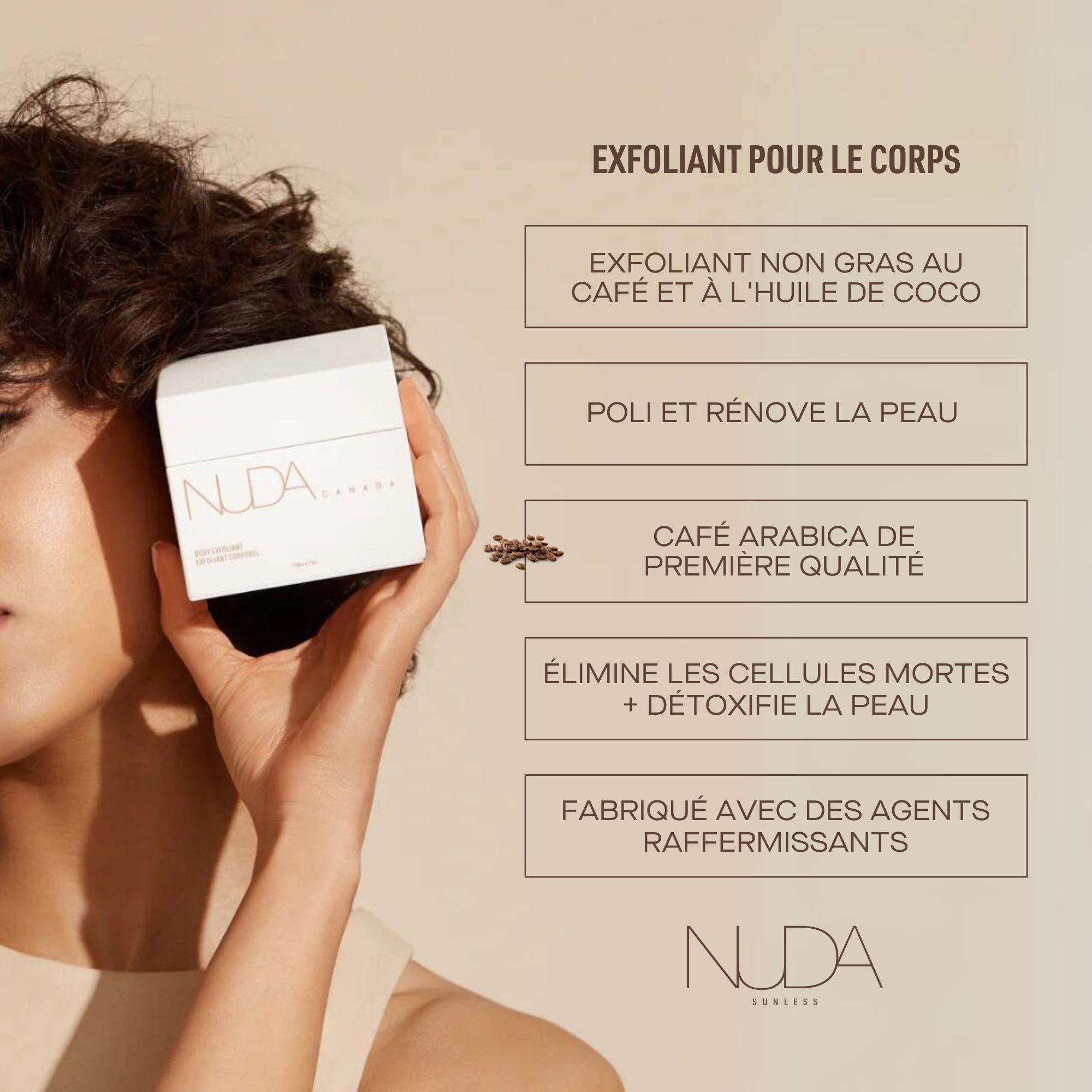 Nuda. Exfoliant Corporel - 150 ml - Concept C. Shop