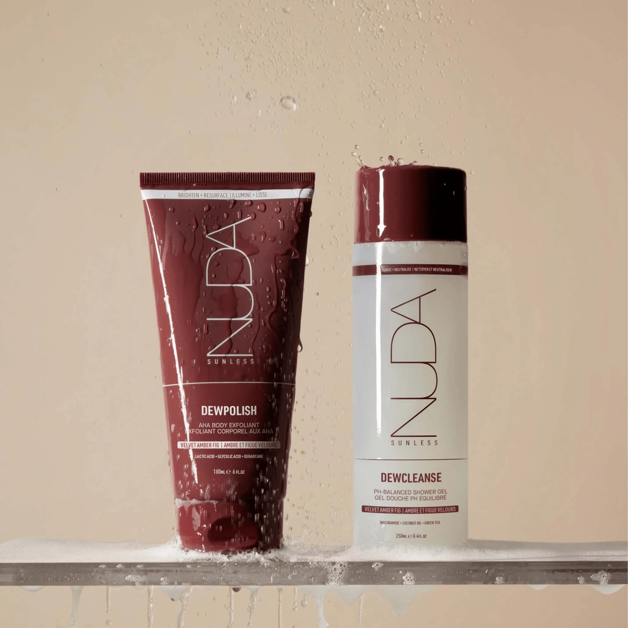 Nuda. Exfoliant Corporel aux AHA DewPolish - 180 ml - Concept C. Shop